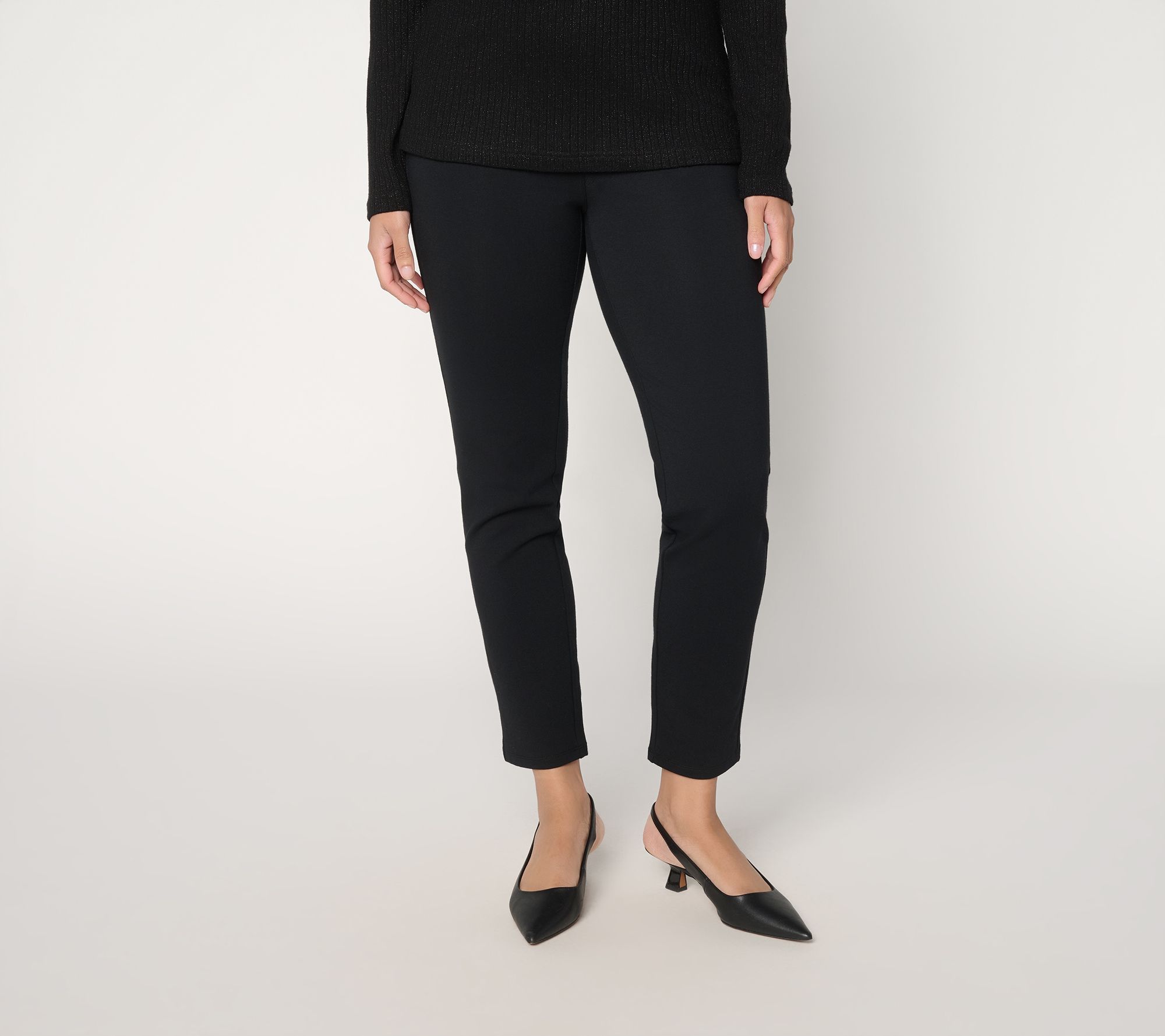 "As Is" Women with Control Tall 86/14 Slim LegAnkle Smooth Influencer Pant