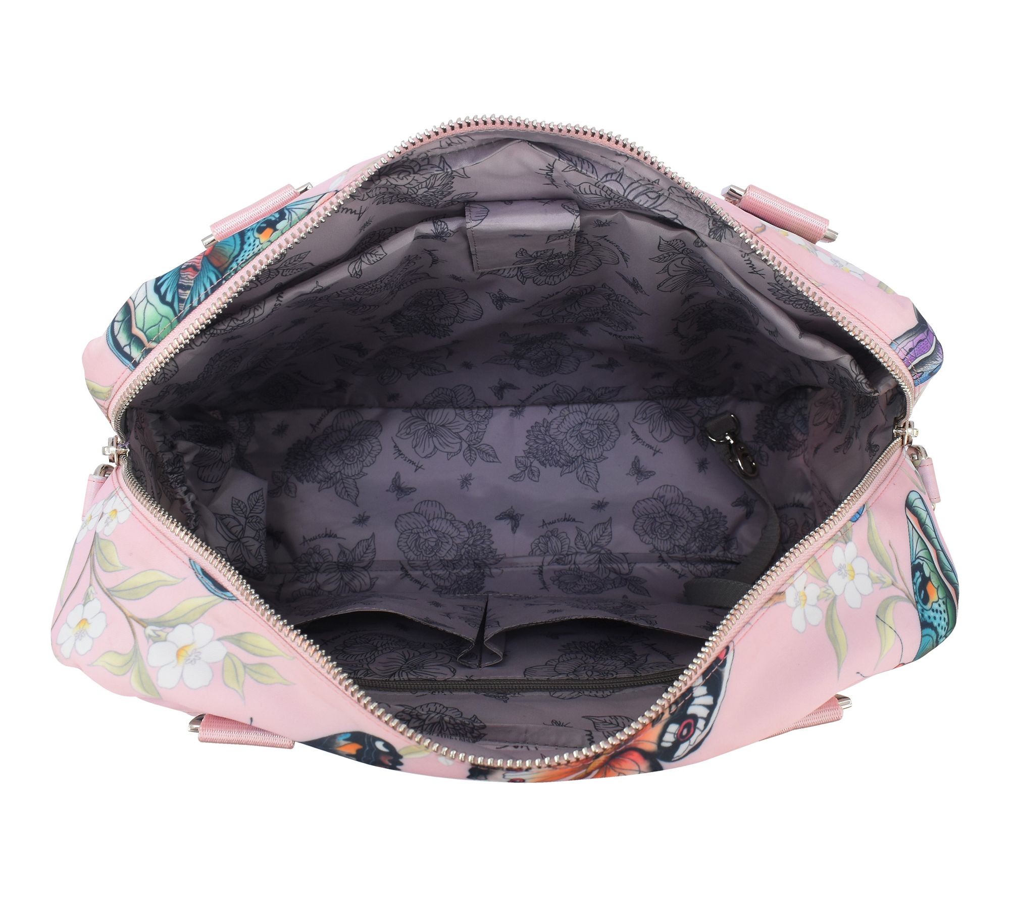 Anuschka Wanderlust Luxe Fabric Organizer Satchel - QVC.com