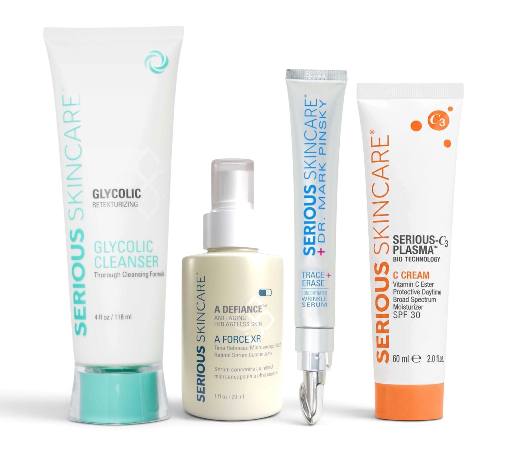 SERIOUS SKINCARE Age Defense 4pc Daily Regimen