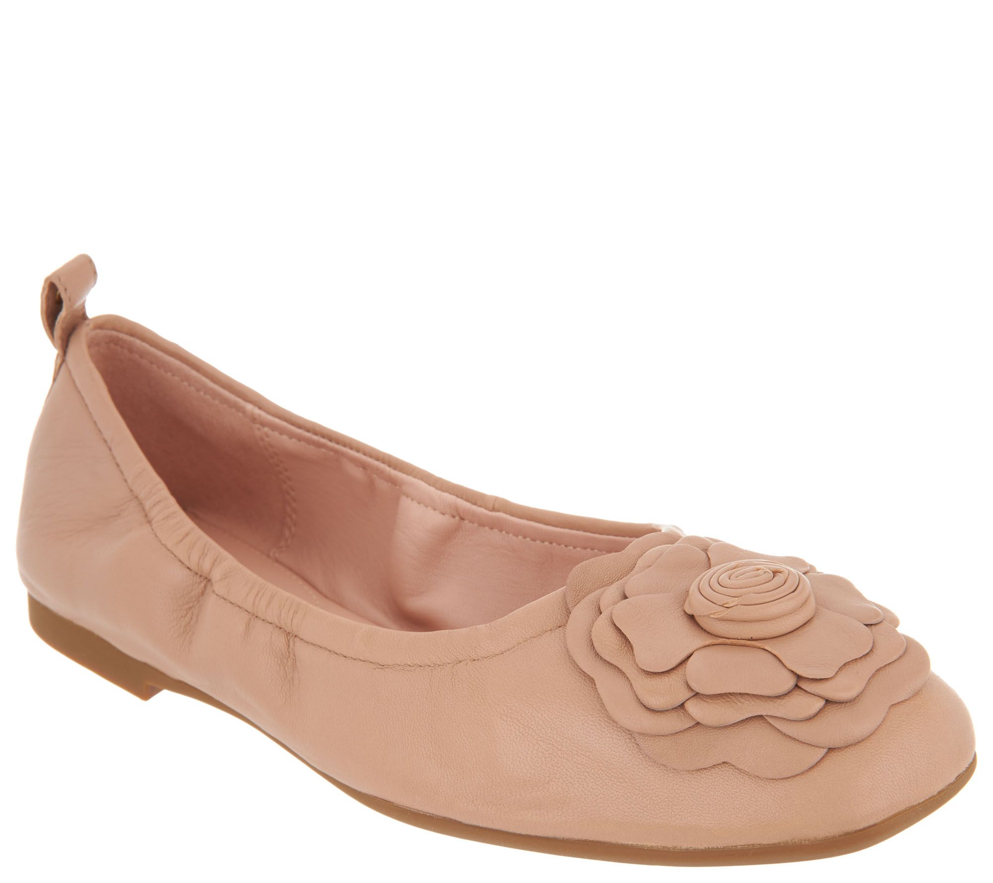 Taryn Rose Ballet Flats w/ Rose Detail 