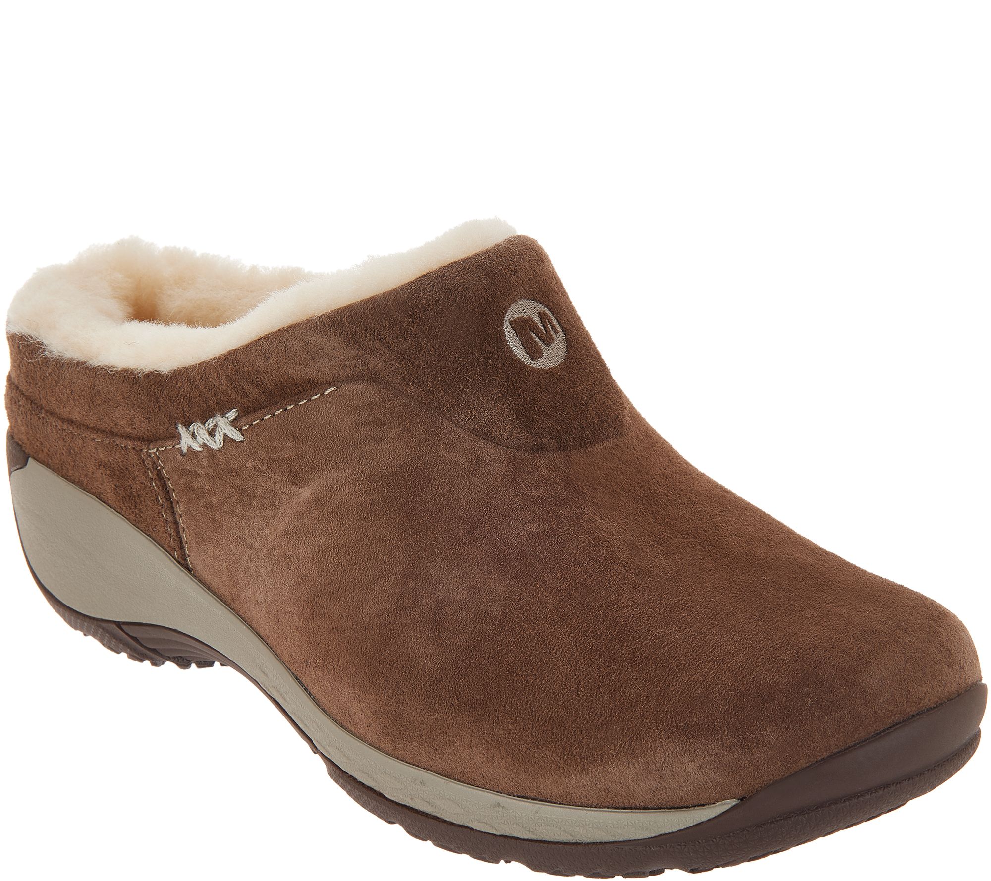 merrell lined clogs