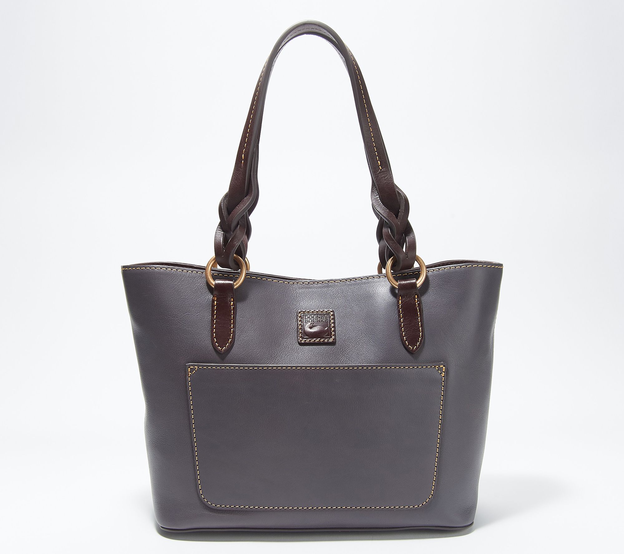 Dooney & Bourke Pebble Leather Small Tote on QVC 