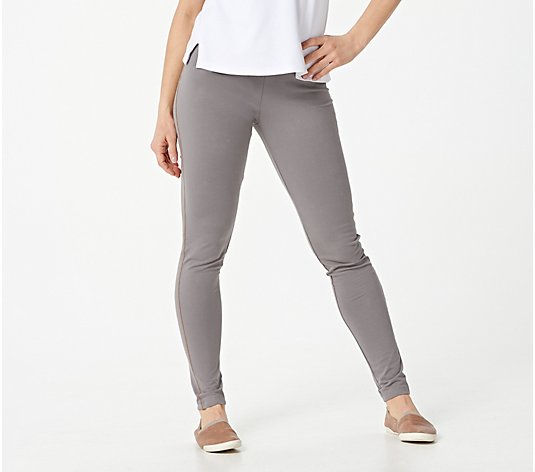 LOGO Layers by Lori Goldstein Petite Leggings with Contrast Stitch
