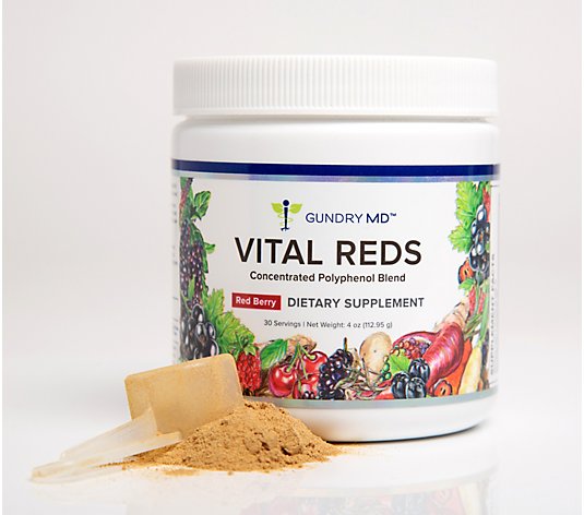 Gundry MD Vital Reds Fruit Drink Mix with Probiotics and Polyphenols