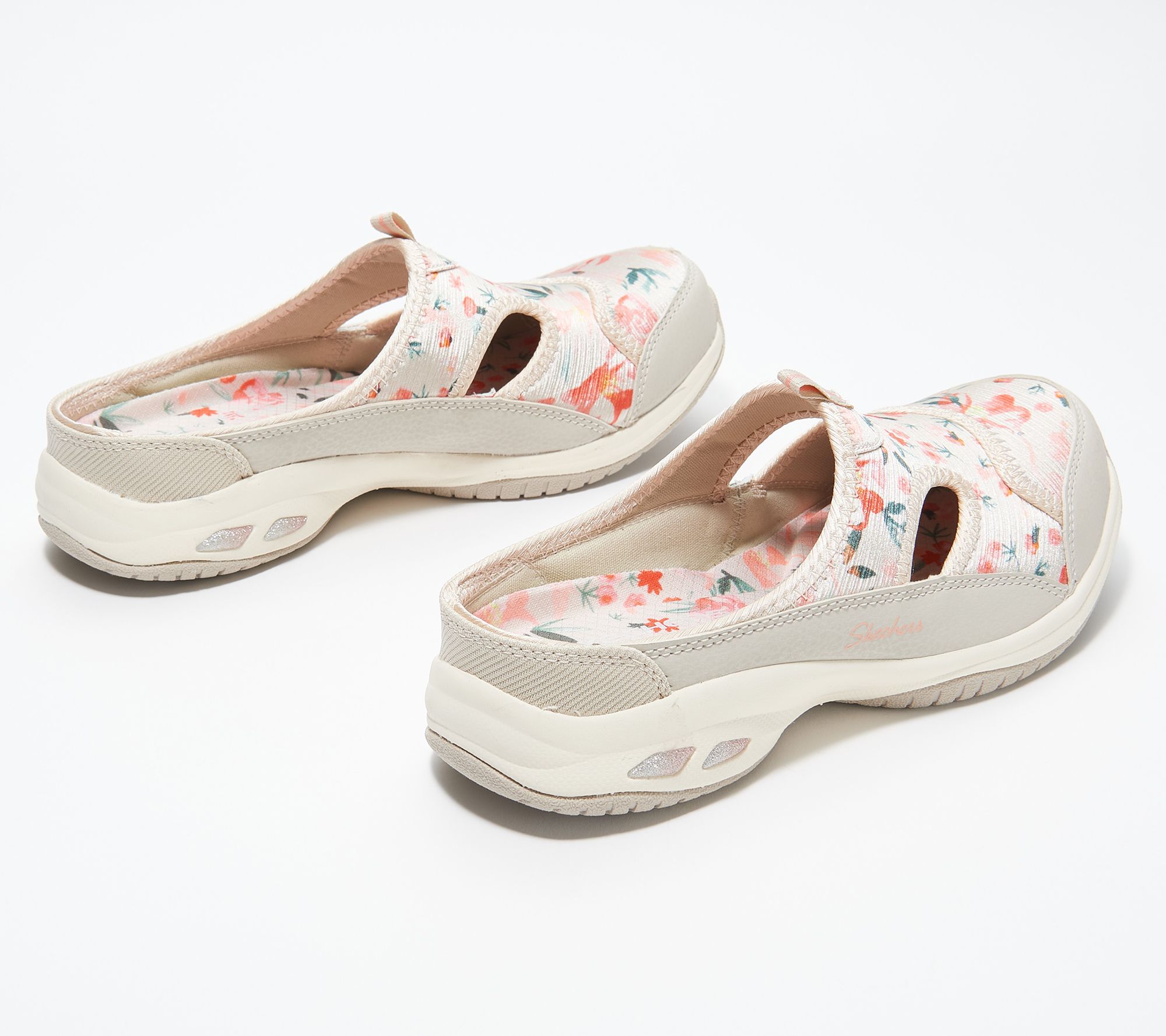 virkelighed endelse Thrust Skechers Commute Time Relaxed Fit Washable Mules - Flirty Floral - QVC.com