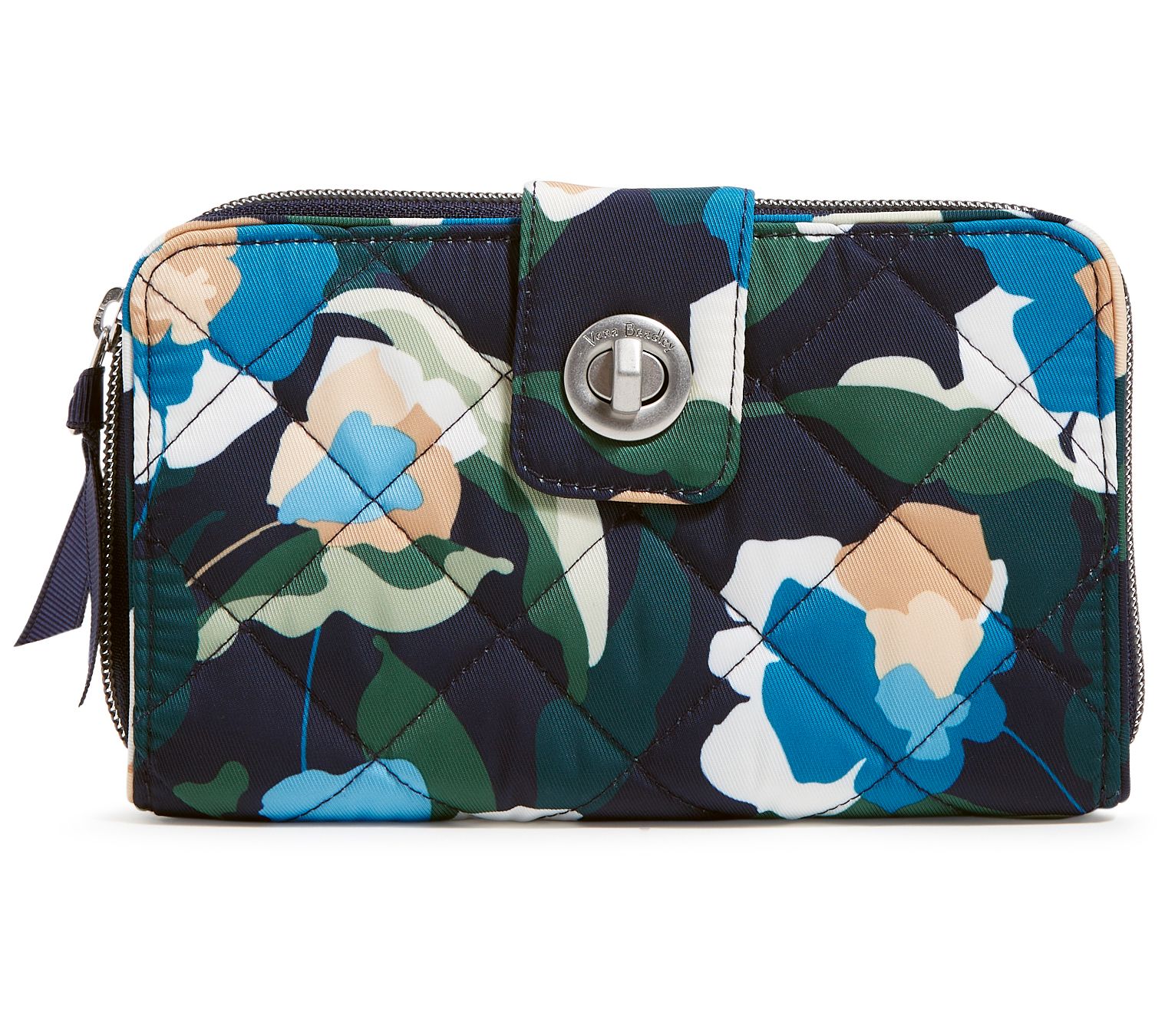 Vera Bradley RFID Turnlock Wallet in Performance Twill