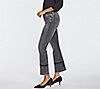 NYDJ Fiona Slim Flare Jeans with Fray Hem- Nobelle, 2 of 6