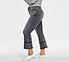NYDJ Fiona Slim Flare Jeans with Fray Hem- Nobelle, 4 of 6