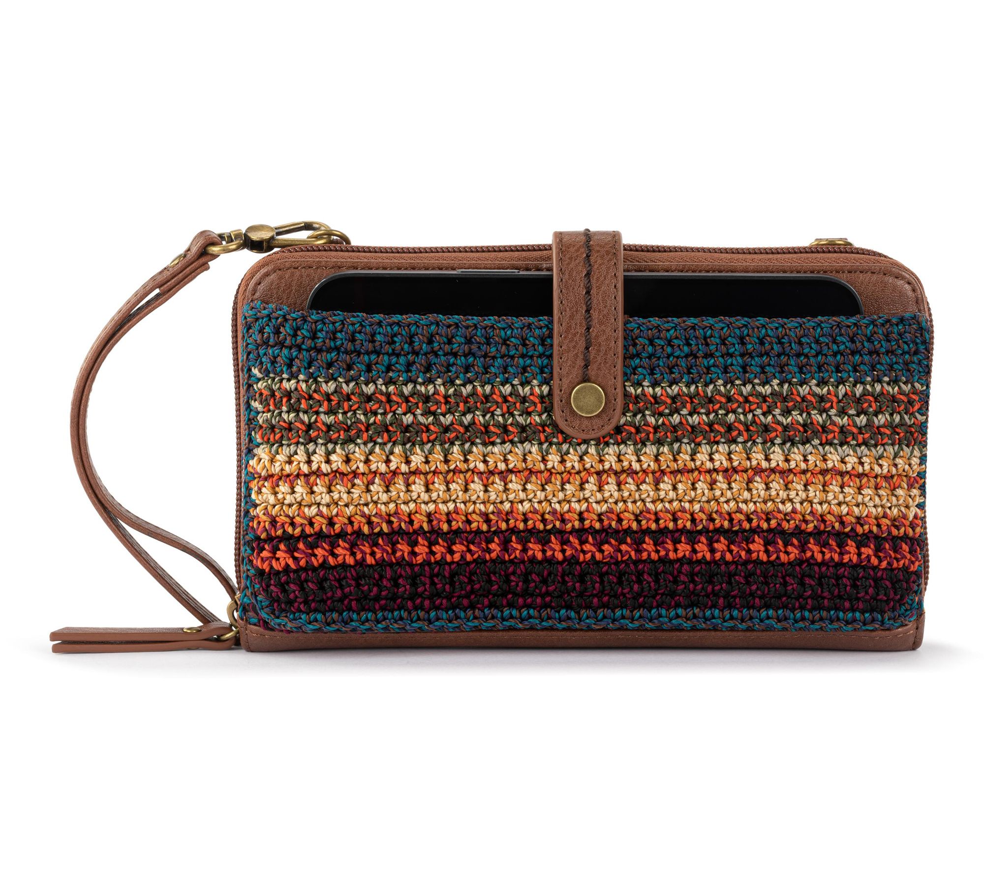 The Sak Iris Crochet Large Smartphone Crossbody