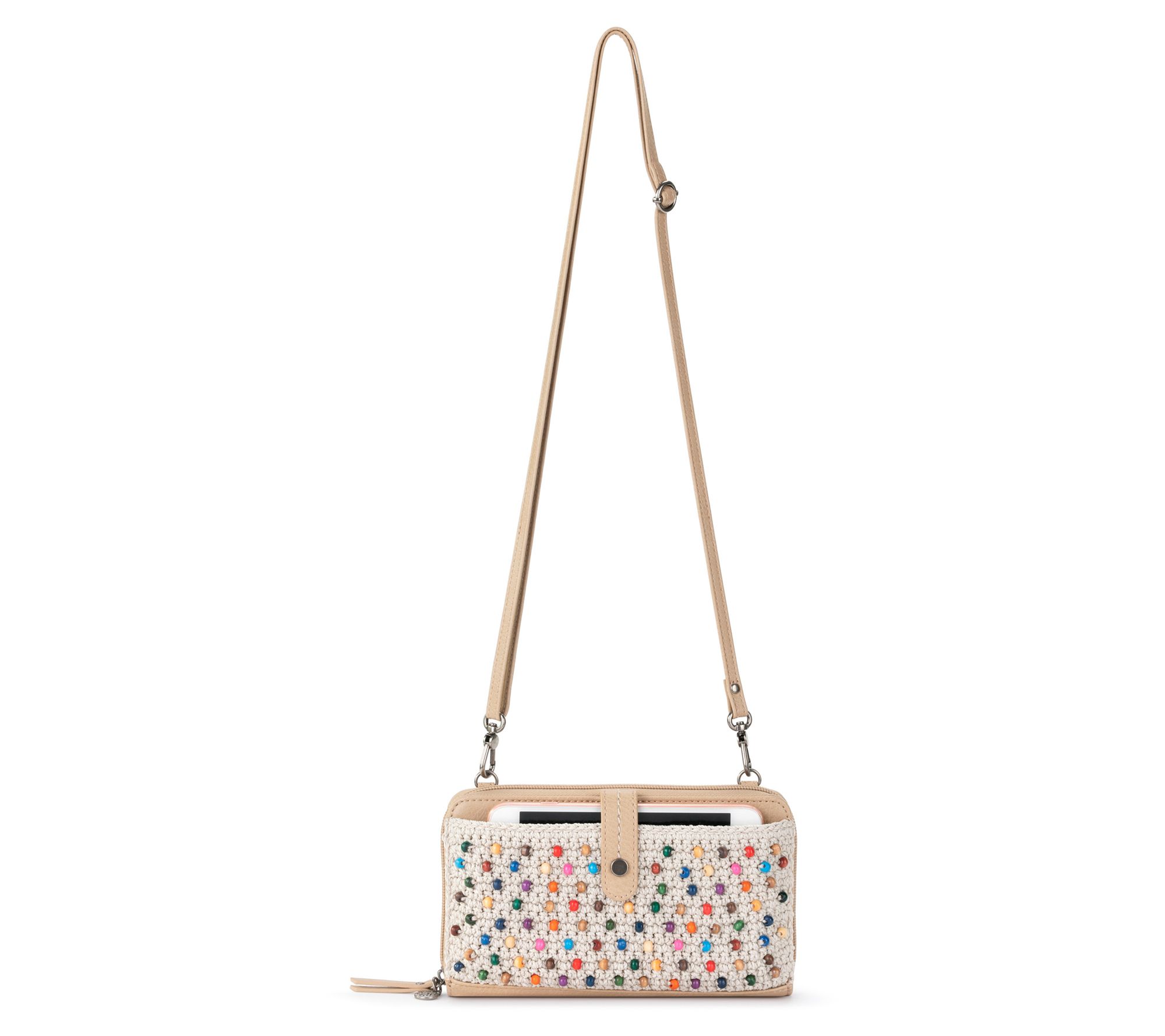 The Sak Iris Crochet Large Smartphone Crossbody