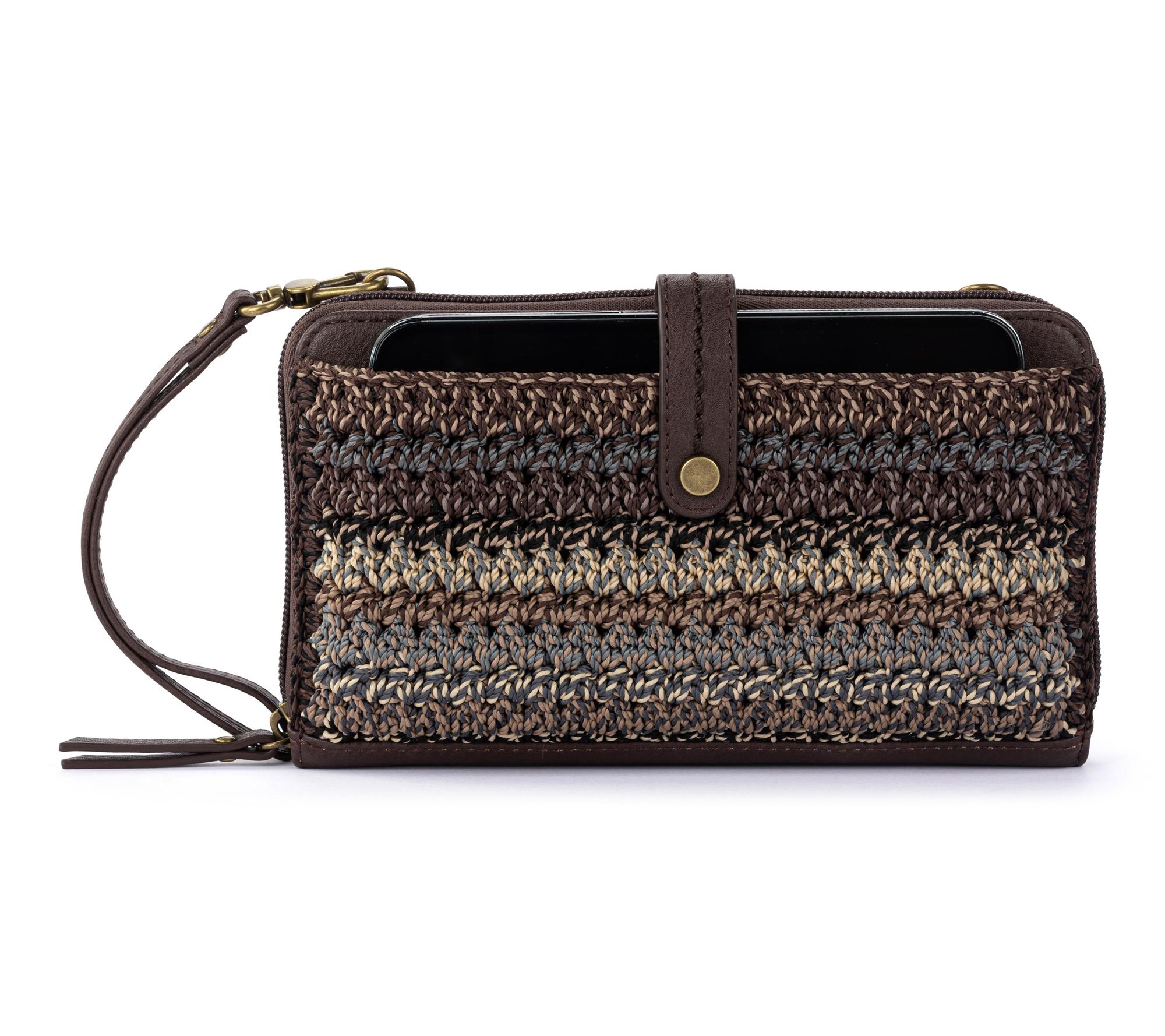 The Sak Iris Crochet Large Smartphone Crossbody