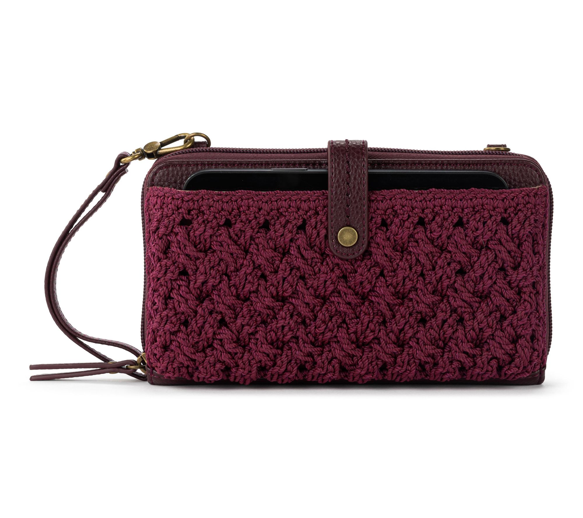 The Sak Iris Crochet Large Smartphone Crossbody