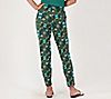 Denim & Co. Active Printed French Terry Slim Ankle Pants, 1 of 2