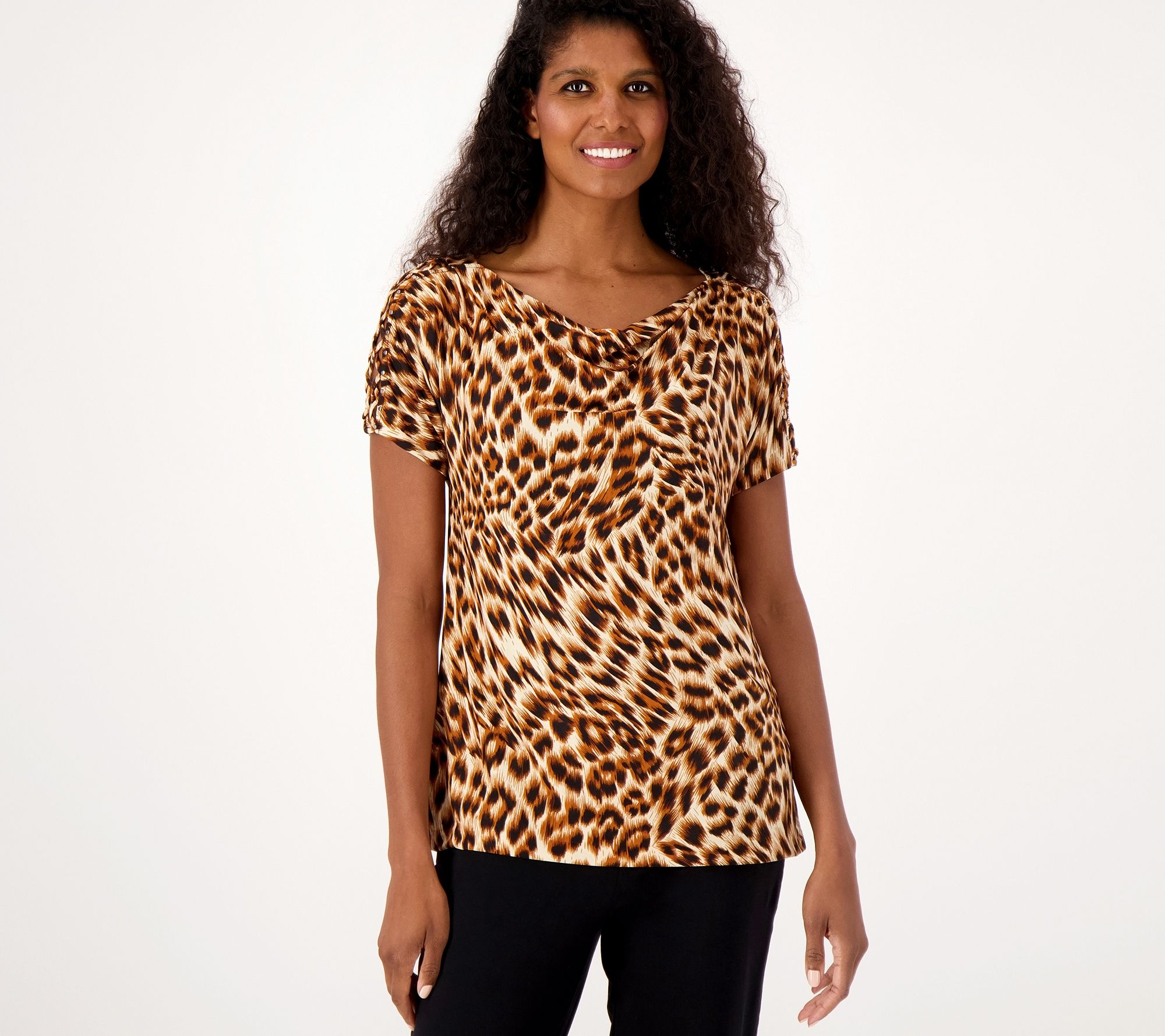 Attitudes by Renee Global Illusions Printed Tunic