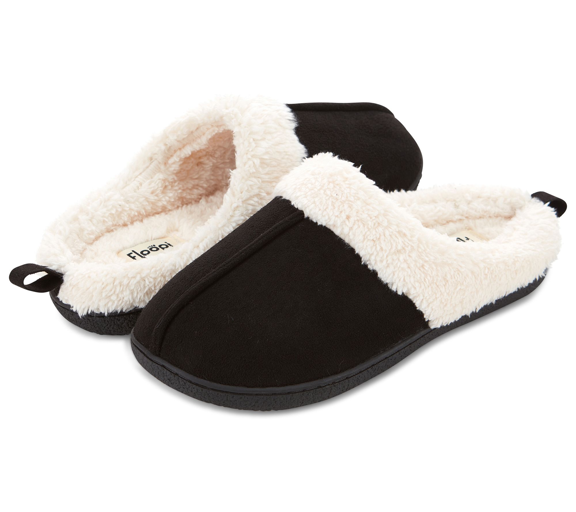 Floopi Women's Faux Suede Clog Slippers