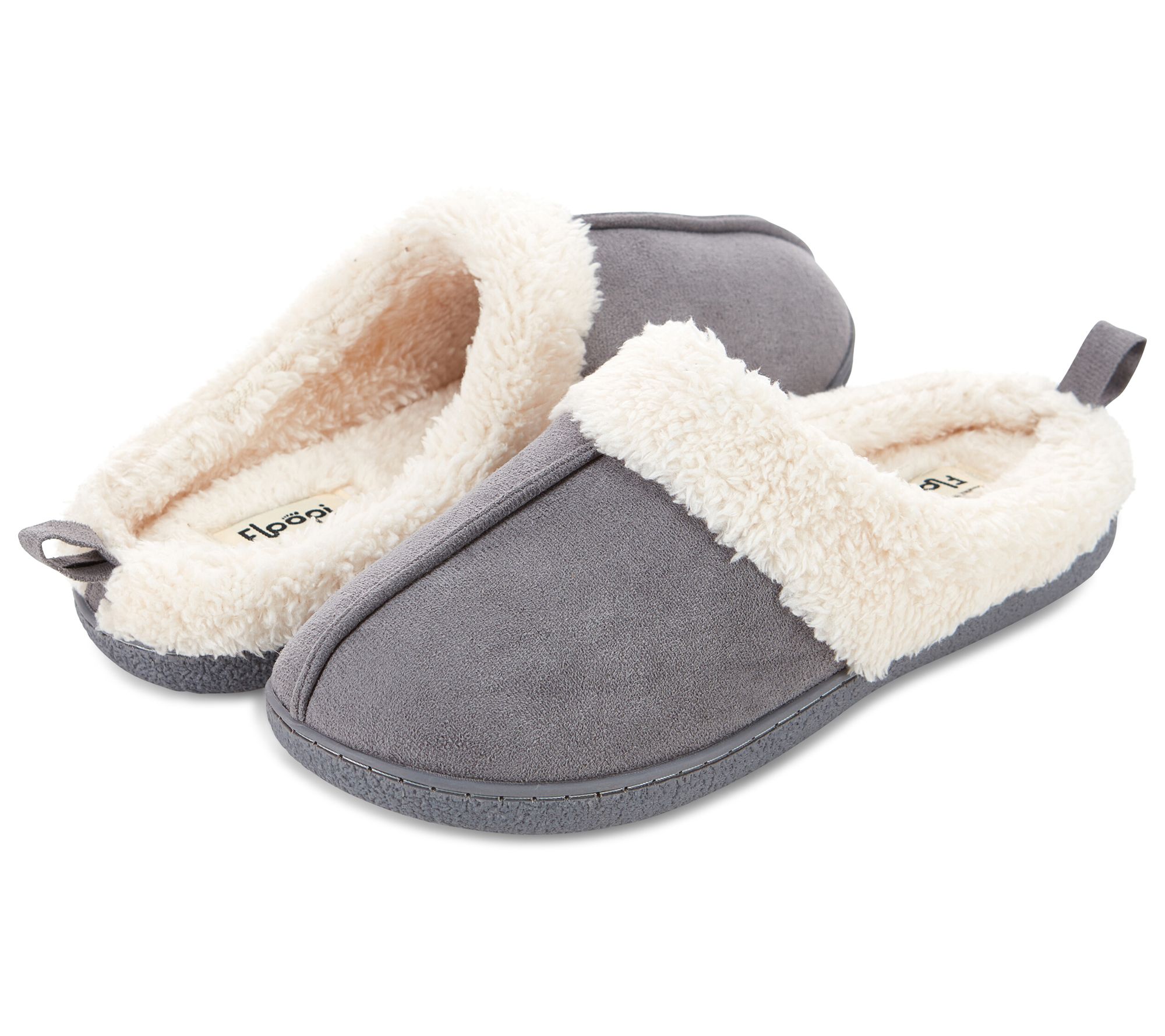 Floopi Women's Faux Suede Clog Slippers
