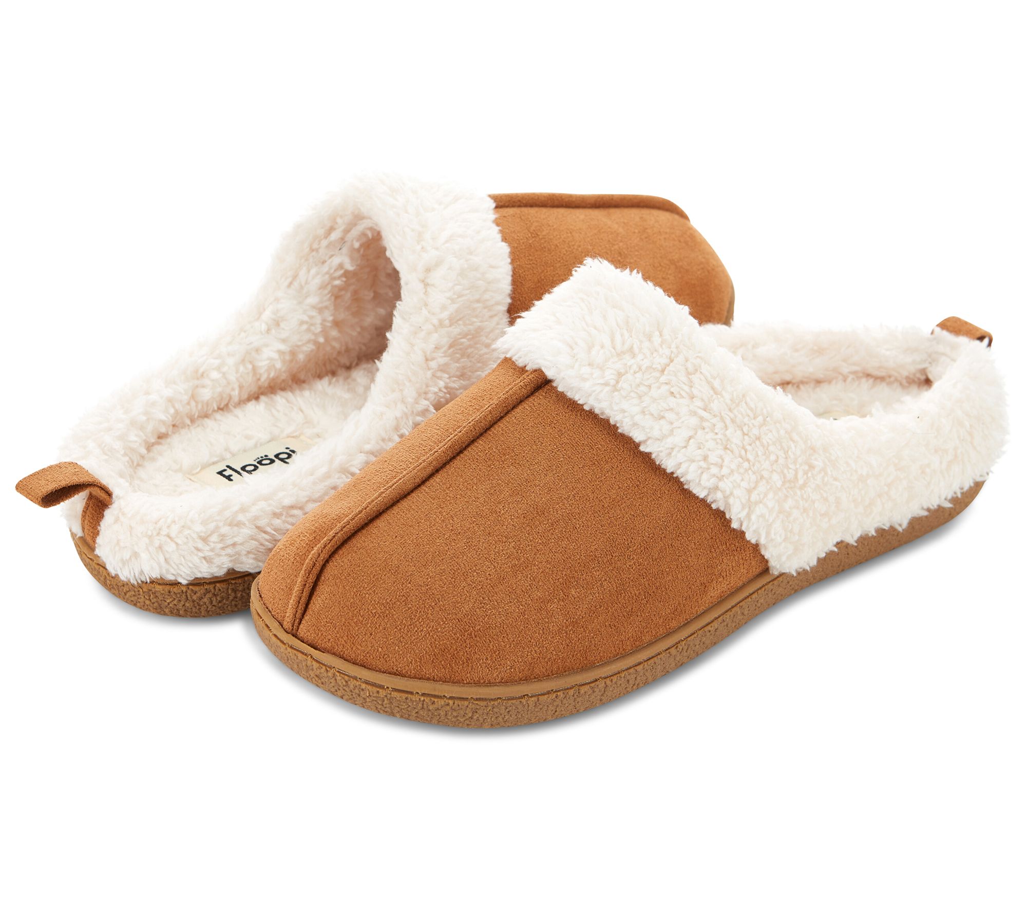 Floopi Women's Faux Suede Clog Slippers