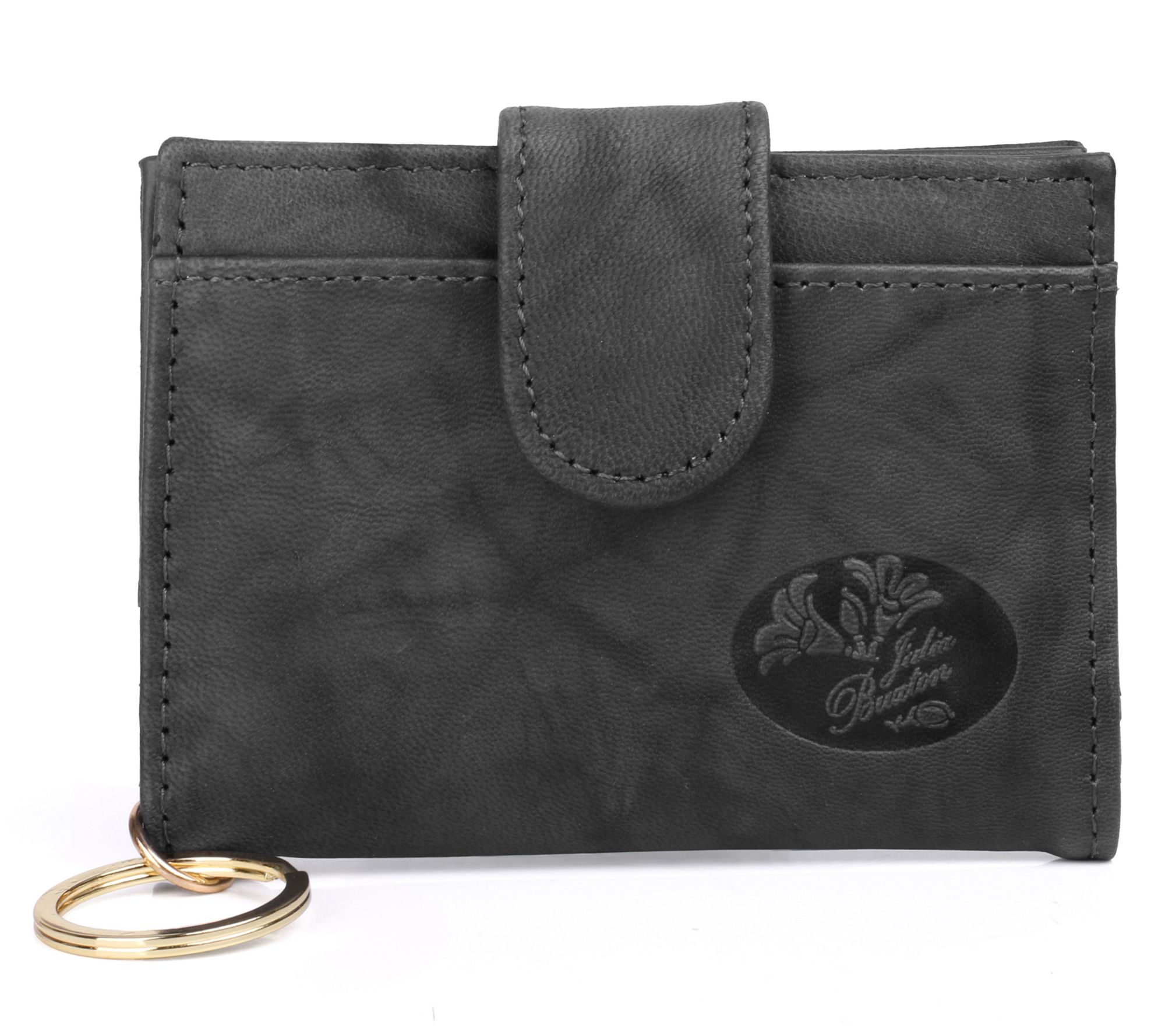 Julia Buxton Heiress Pik-Me-Up Tab Card Case Wallet