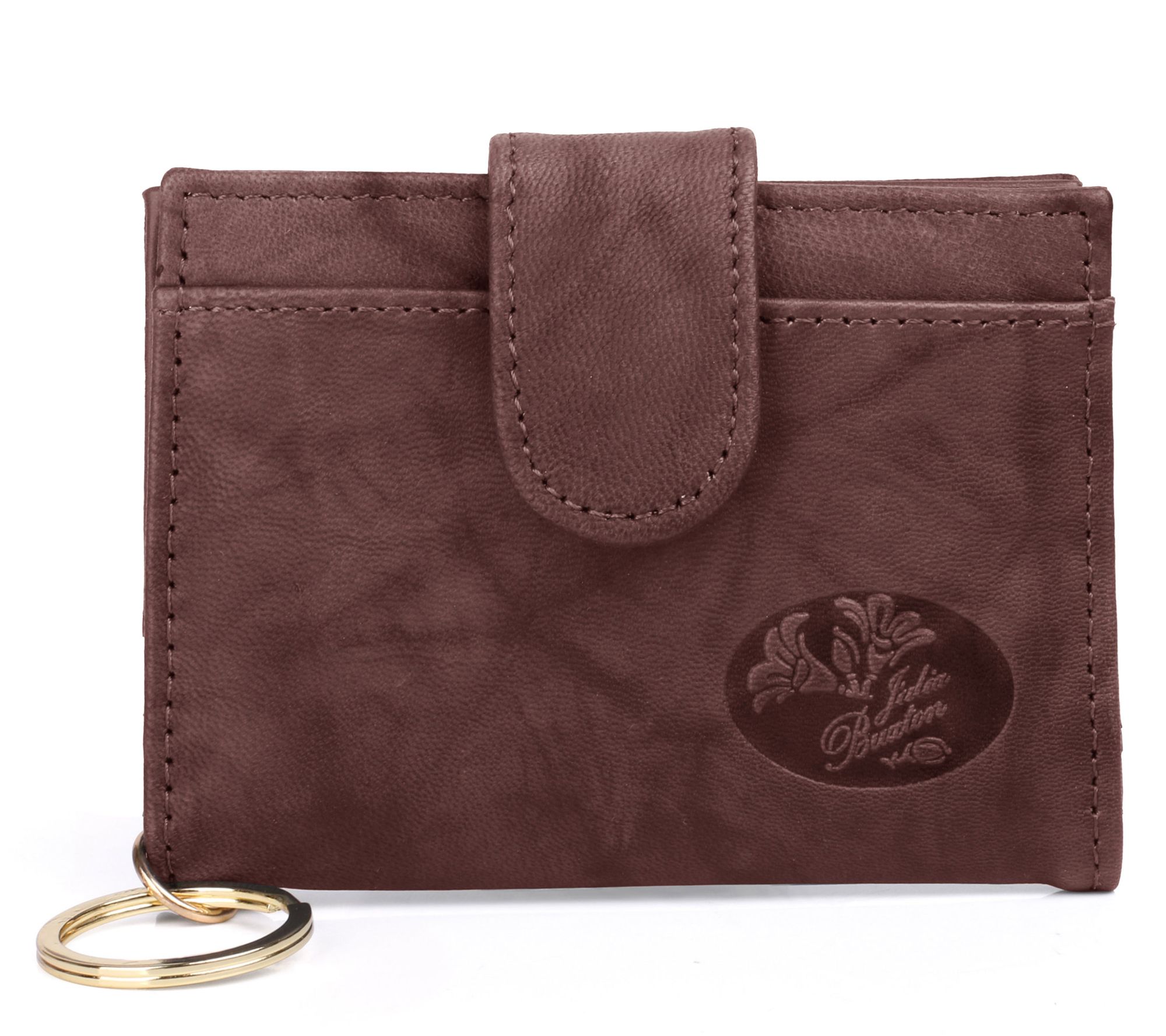 Julia Buxton Heiress Pik-Me-Up Tab Card Case Wallet