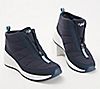Ryka Quilted Wedge Sneakers Boots - Gia Puff