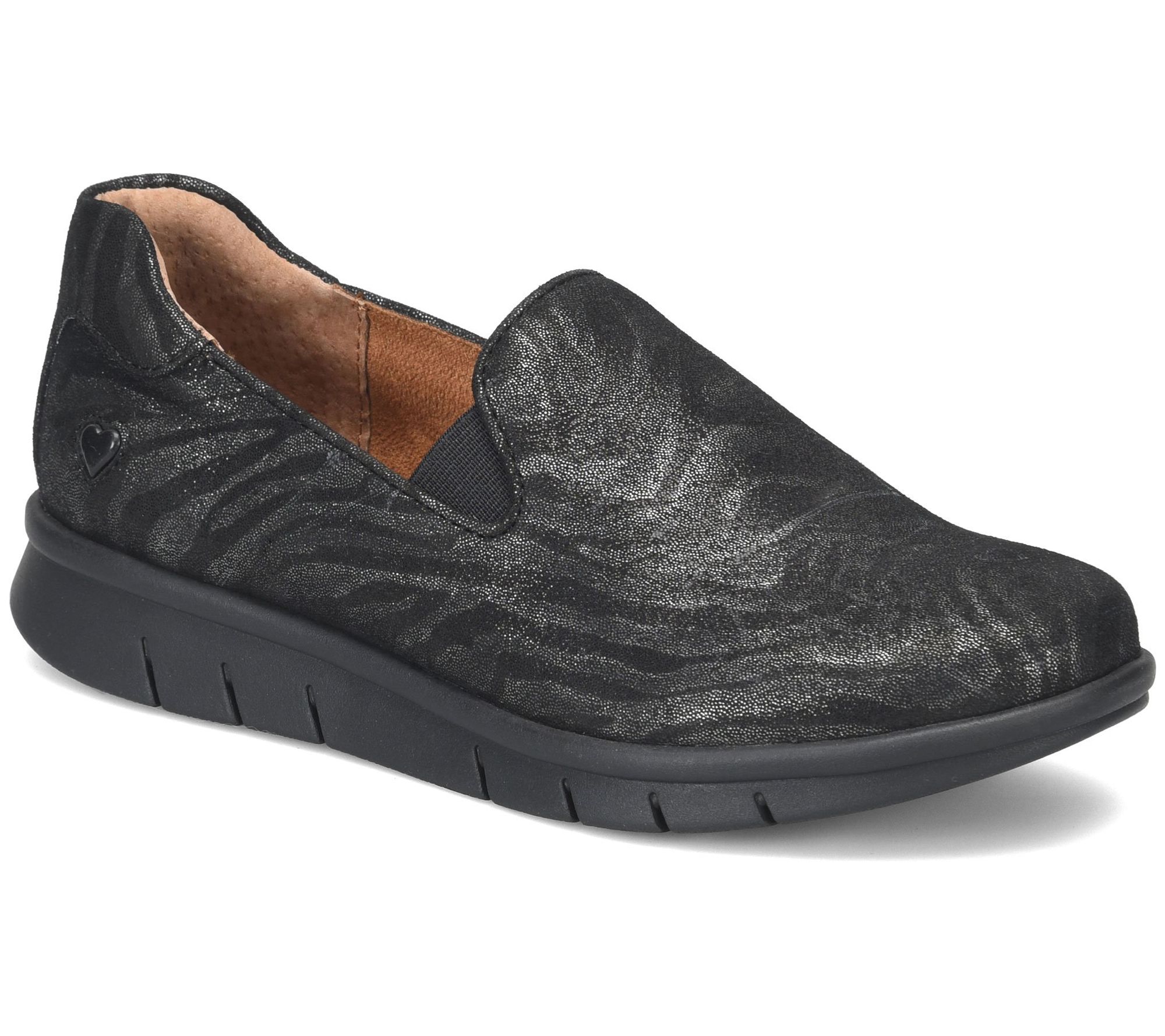 Nurse Mates Slip-On Leather Loafers - Sandy