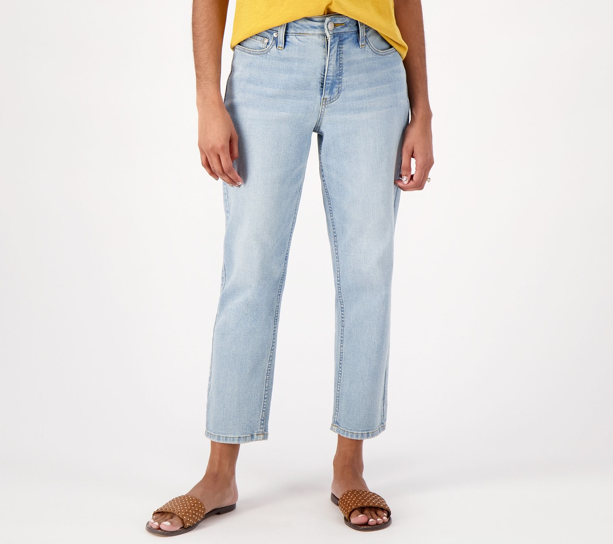 Candace Cameron Bure Petite Pacific Denim Cropped Jean- Indigo