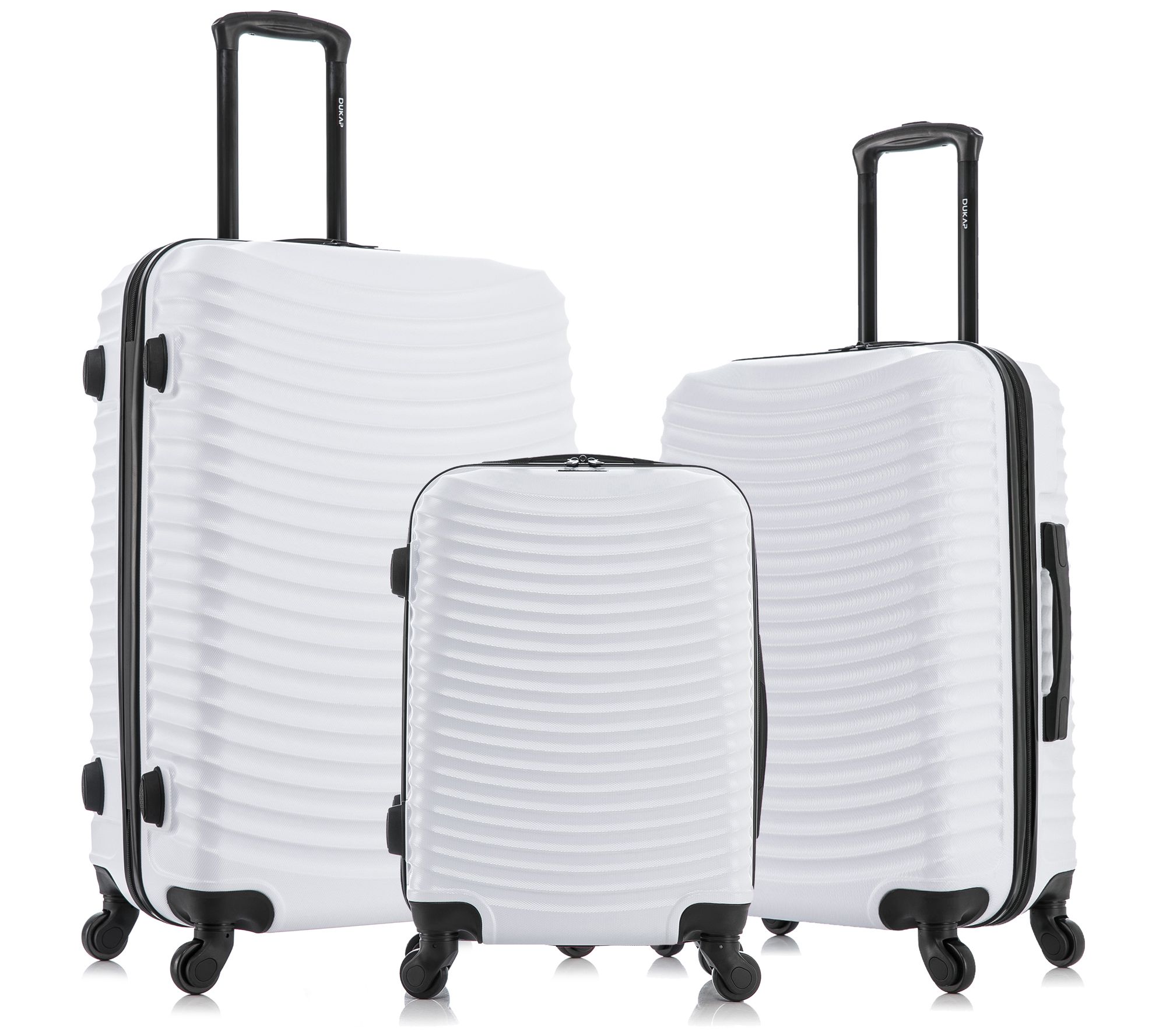 Dukap Adly Lightweight Hardside Spinner 3-Piece Luggage Set