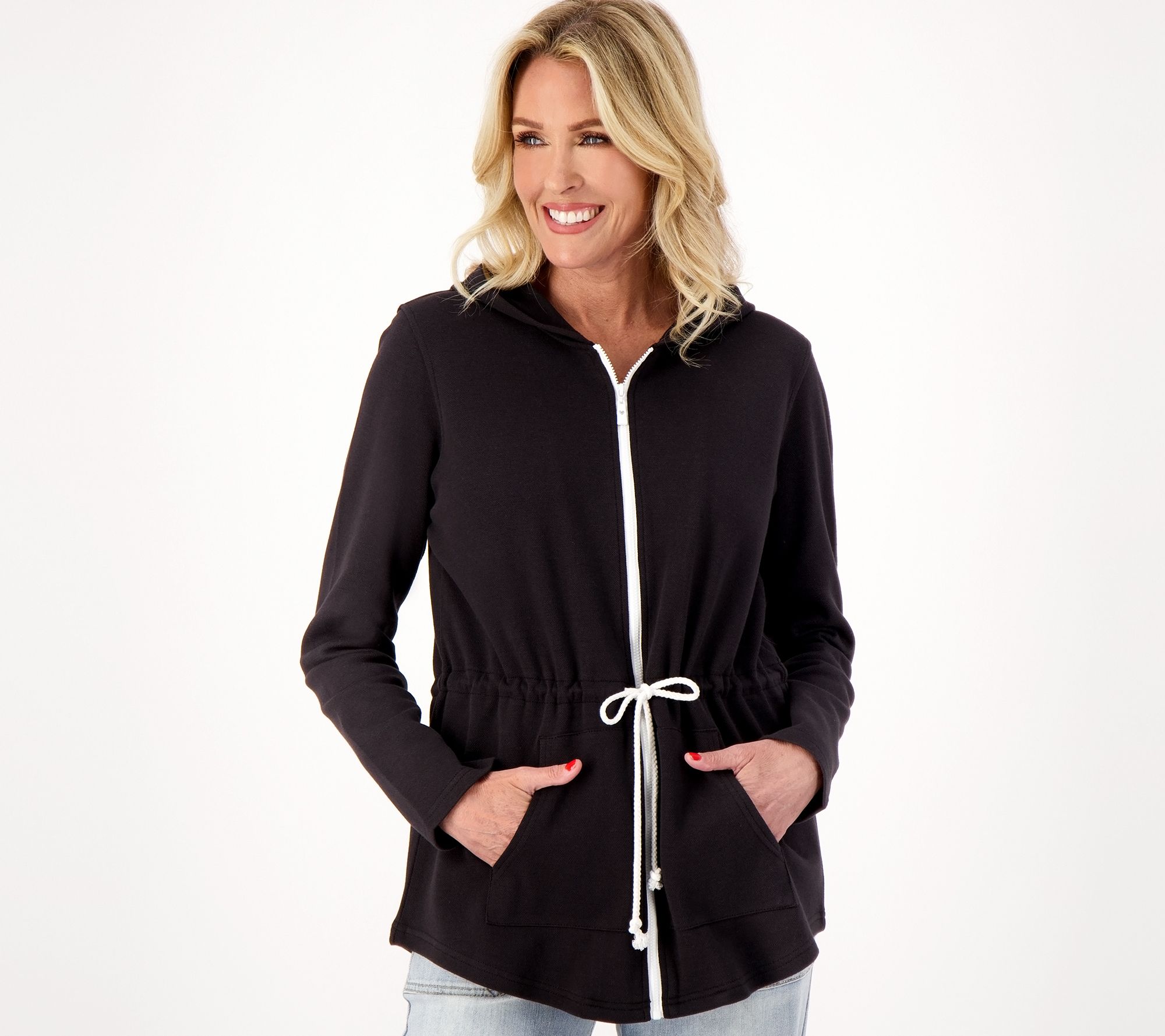 Belle by Kim Gravel Quilted Zip-Front Jacket 
