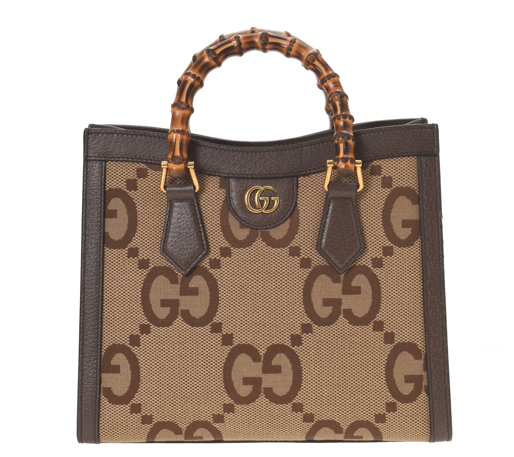 Pre-Owned Gucci Diana Jumbo GG Small Tote Bag- 2242RY76 