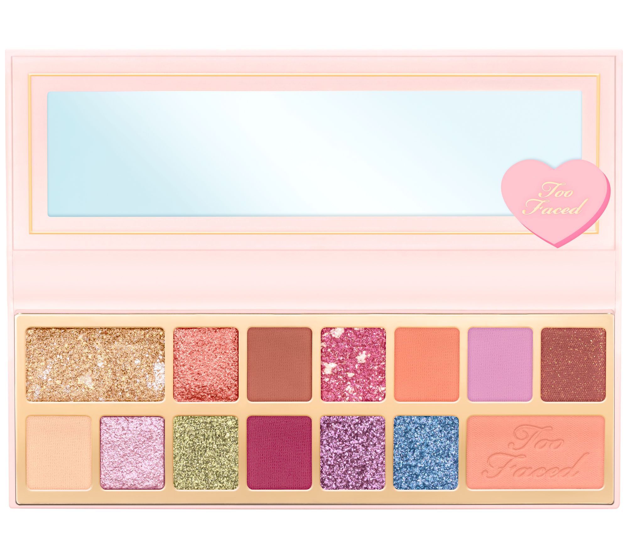 Too Faced Pinker Times Ahead Eye Shadow Palette, 0.26 oz - QVC.com