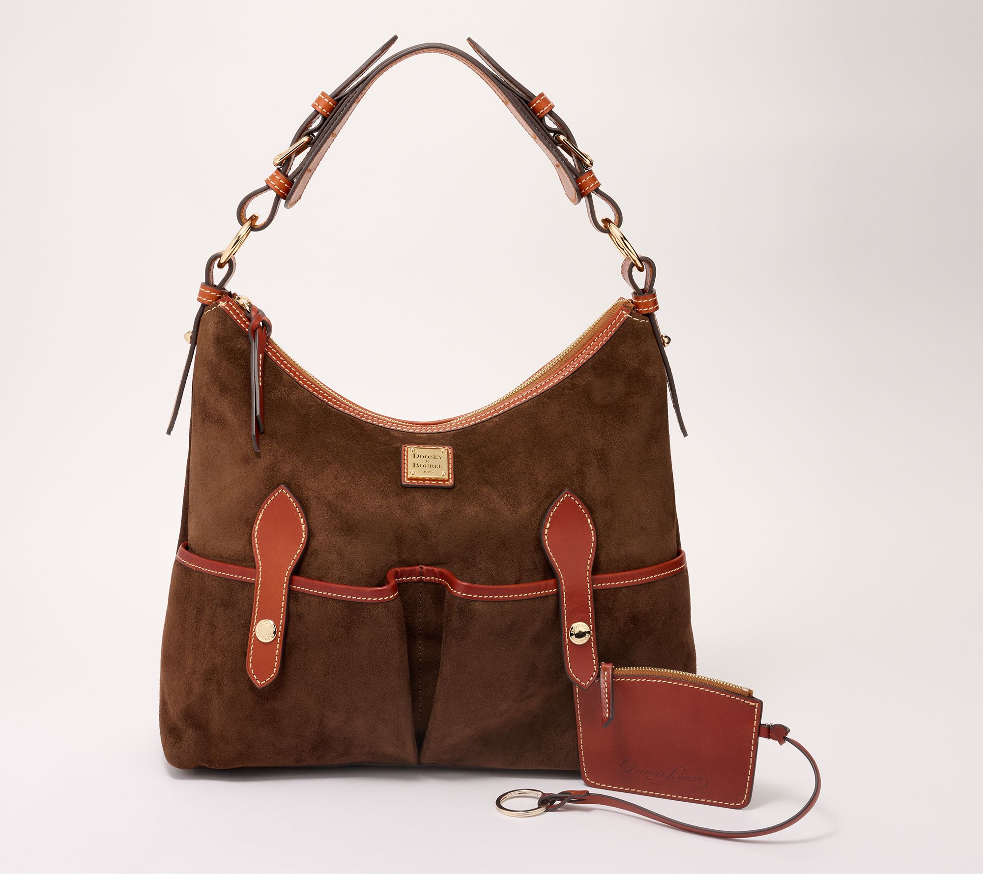 Dooney & Bourke Suede Medium Lucy Hobo