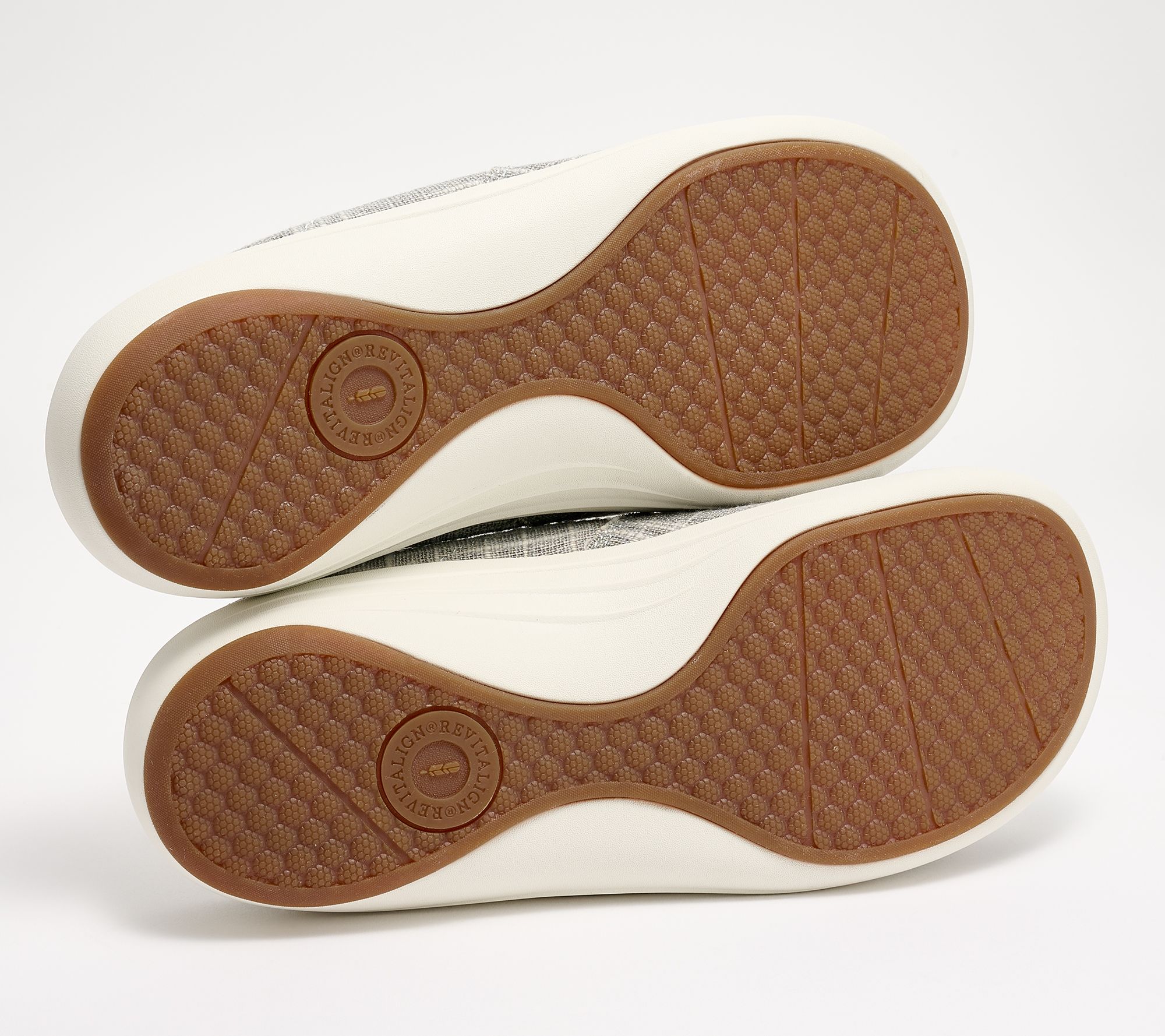 Revitalign Orthotic Textured Mules - Siesta Canvas - QVC.com