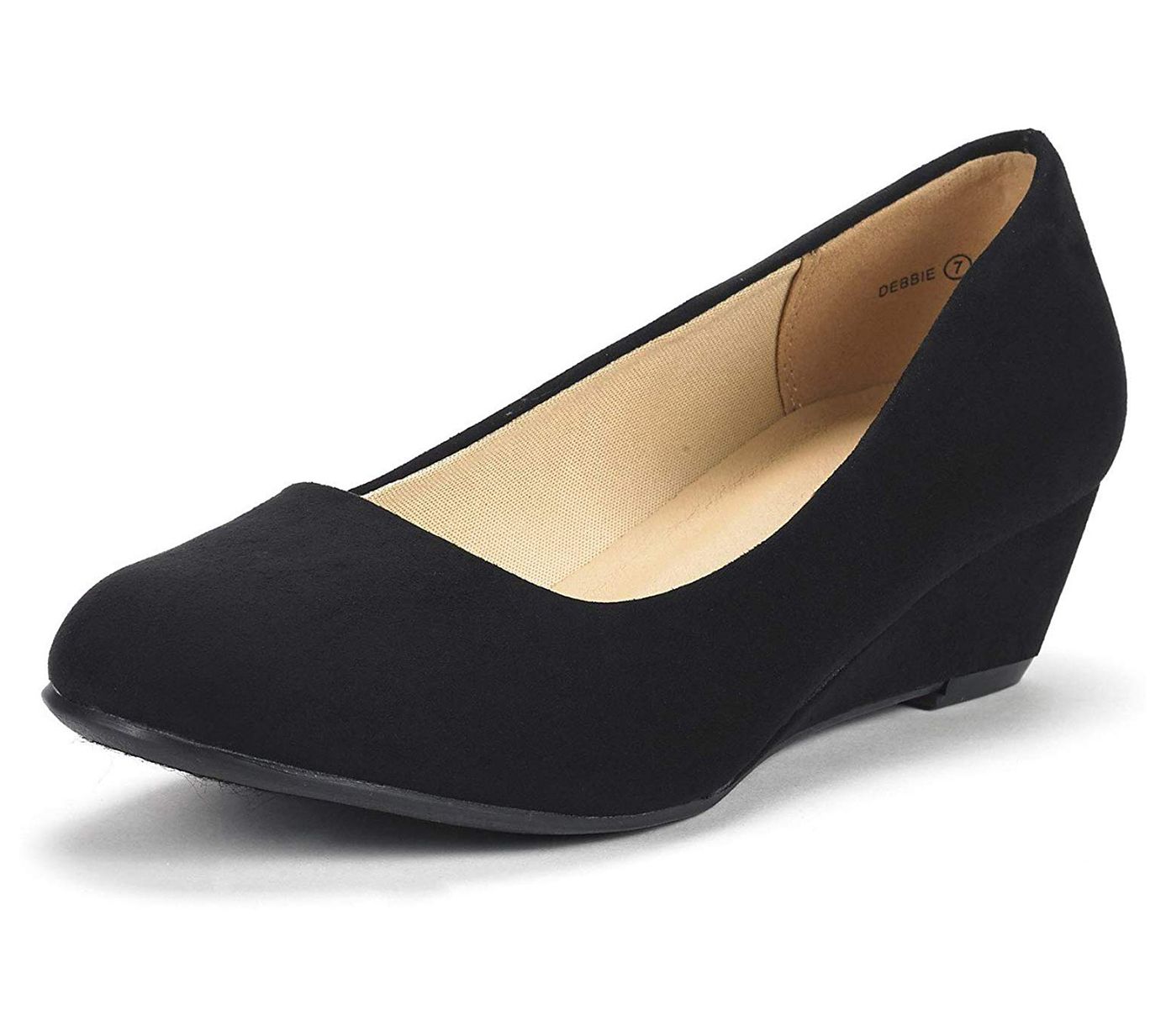 Dream Pairs Women's Mid Wedge Pump - Debbie