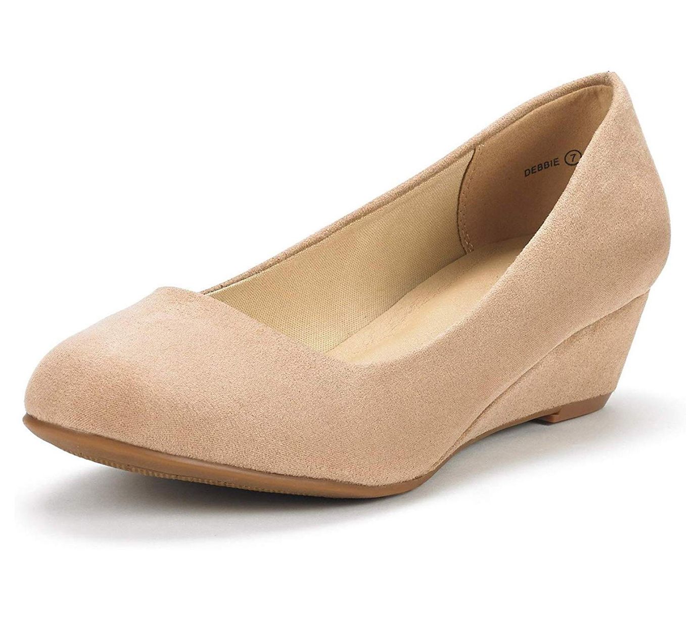 Dream Pairs Women's Mid Wedge Pump - Debbie