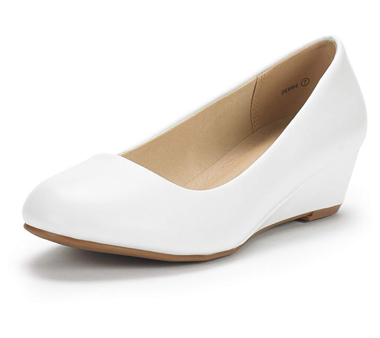 Dream Pairs Women's Mid Wedge Pump - Debbie