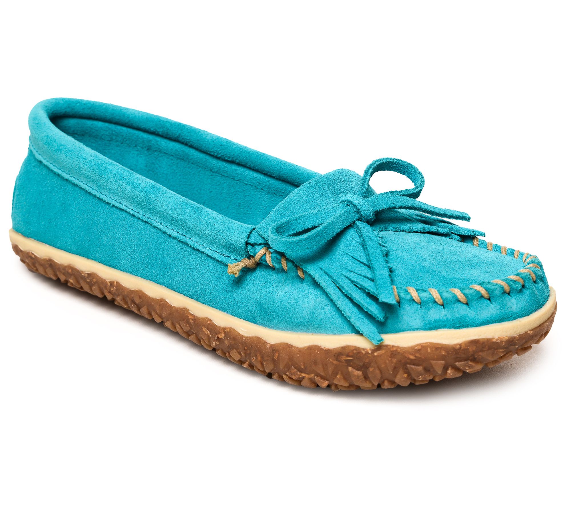Minnetonka Women's Moccasins- Kilty Tread