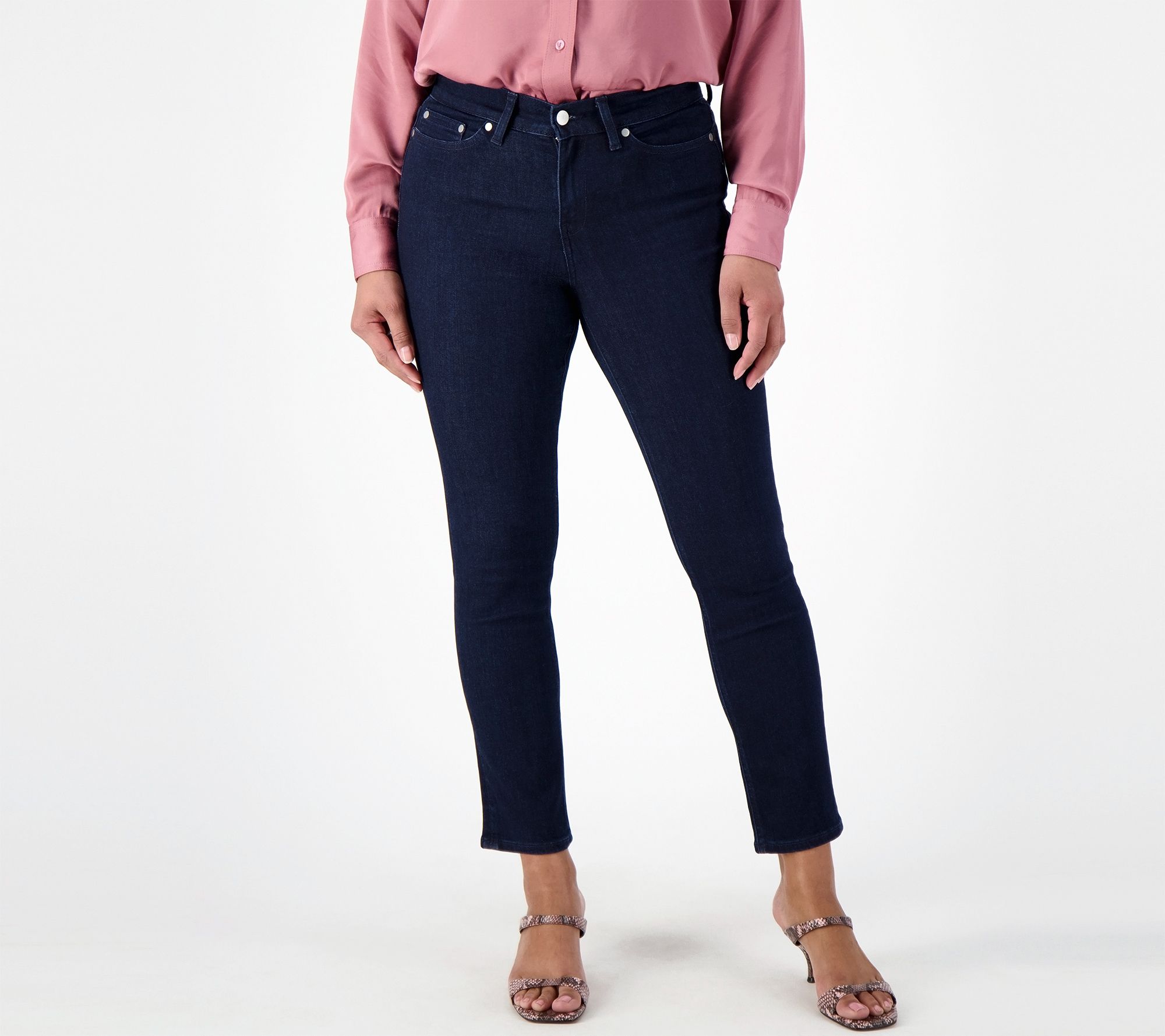 "As Is" Encore by Idina Menzel Petite Skinny Ankle Jeans