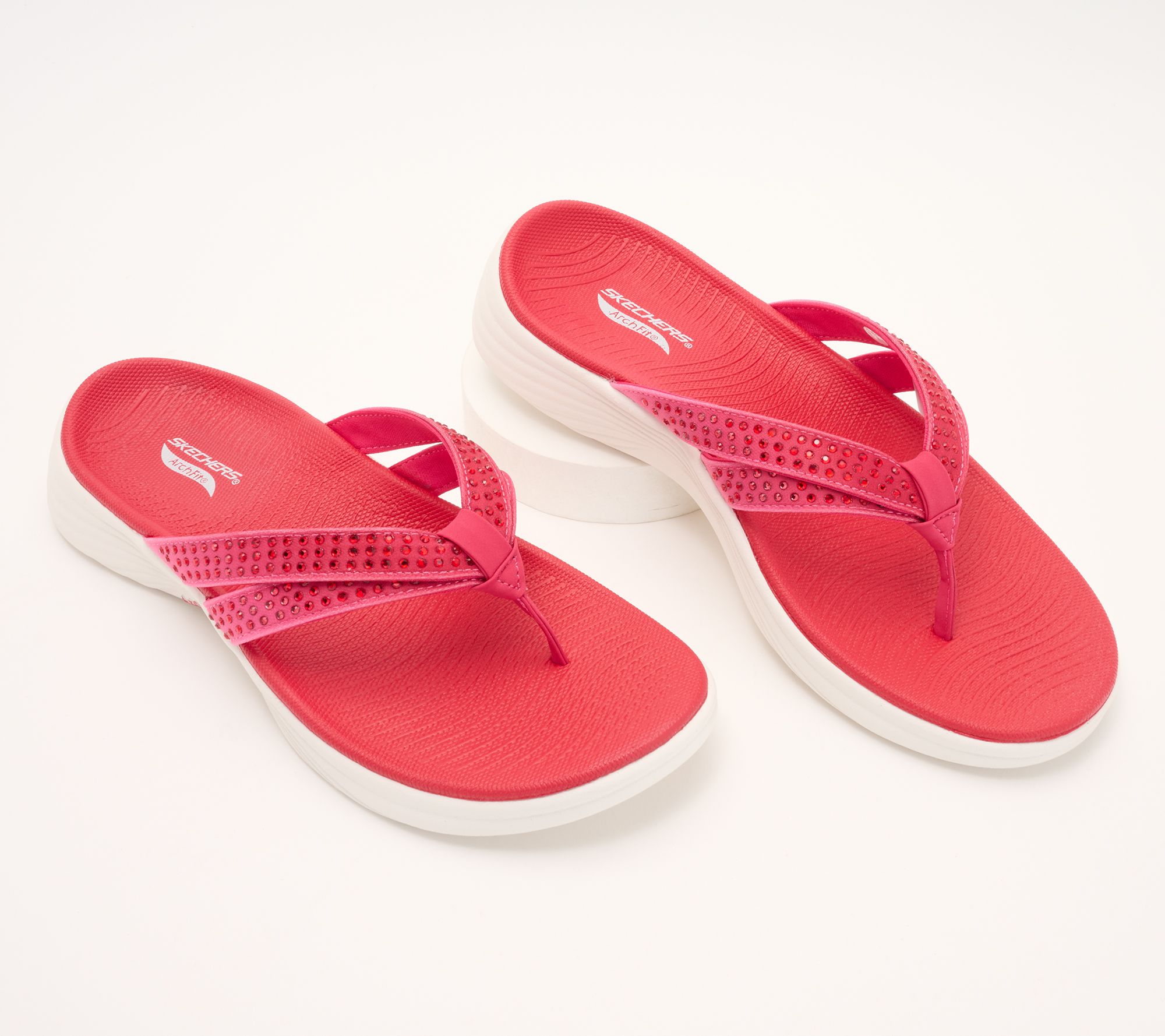 "As Is" Skechers Arch Fit Radiance Sandals- Mesmerize