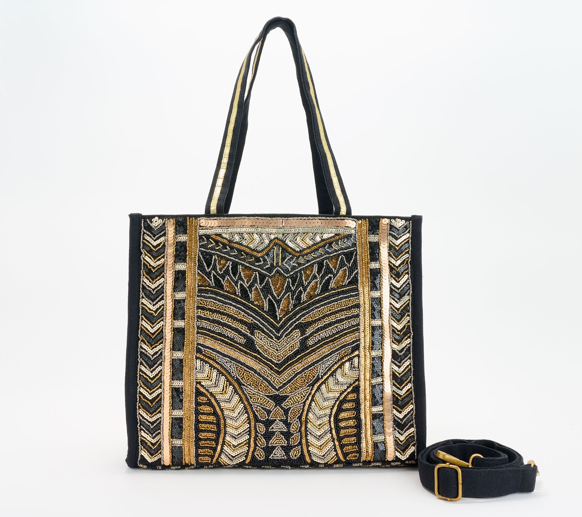 Think Royln Large Crisscross Quilted Tote - Le Marche 