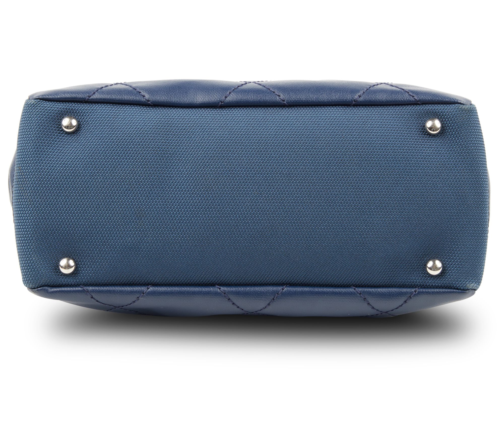 CHANEL CC SHW Shoulder Bag Messenger Bag Nylon Blue