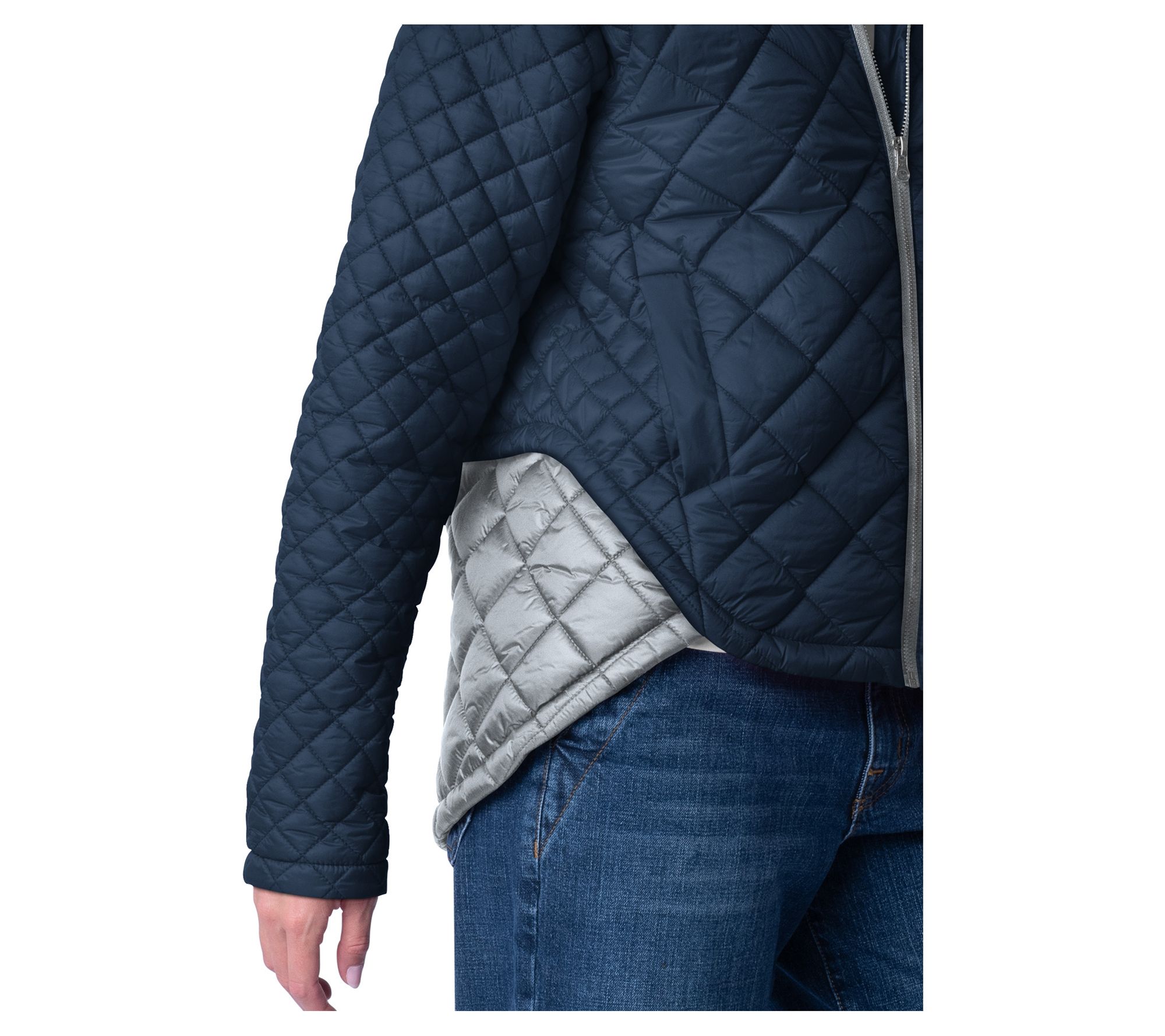 NFL Dallas Women's Legendary Mixed Quilt Jacket - QVC.com