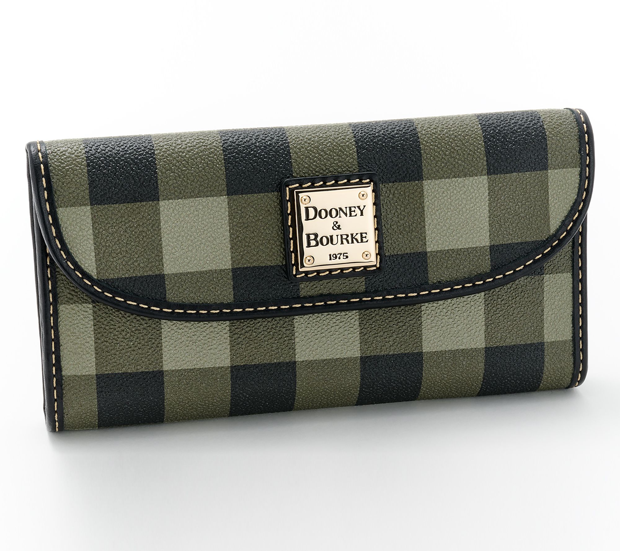 Dooney & Bourke Coated Cotton Continental Clutch