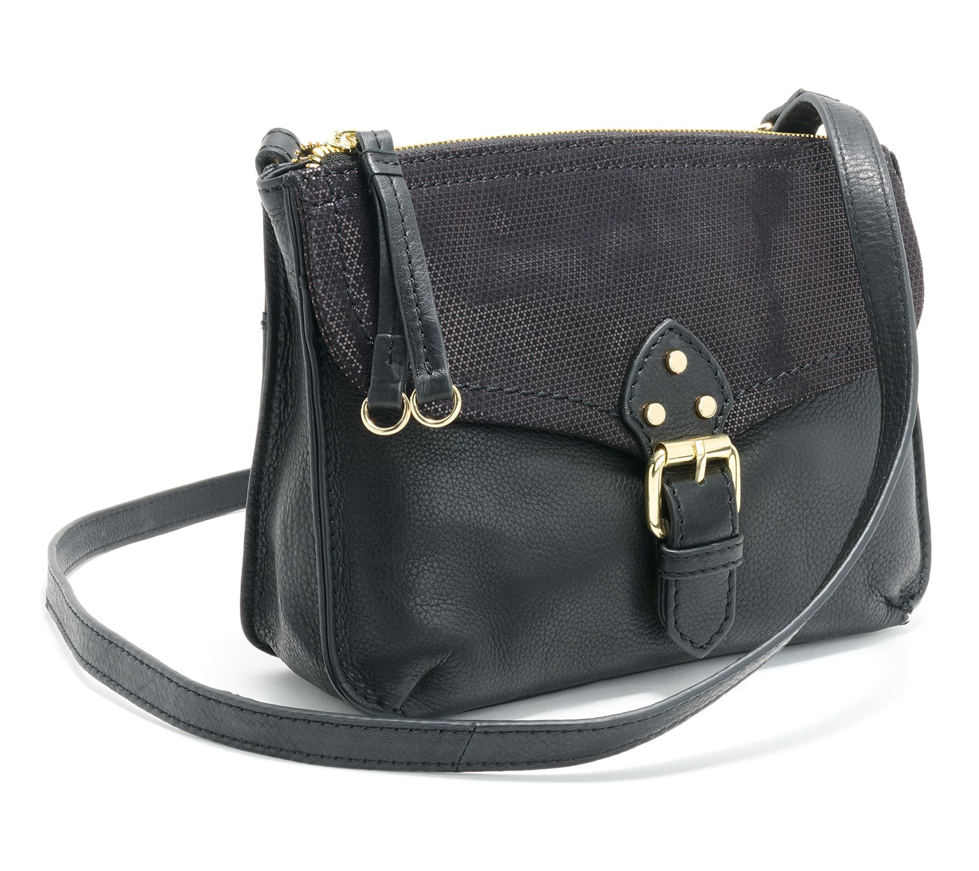 "As Is" American Leather Co. Leather Astor Flap Crossbody
