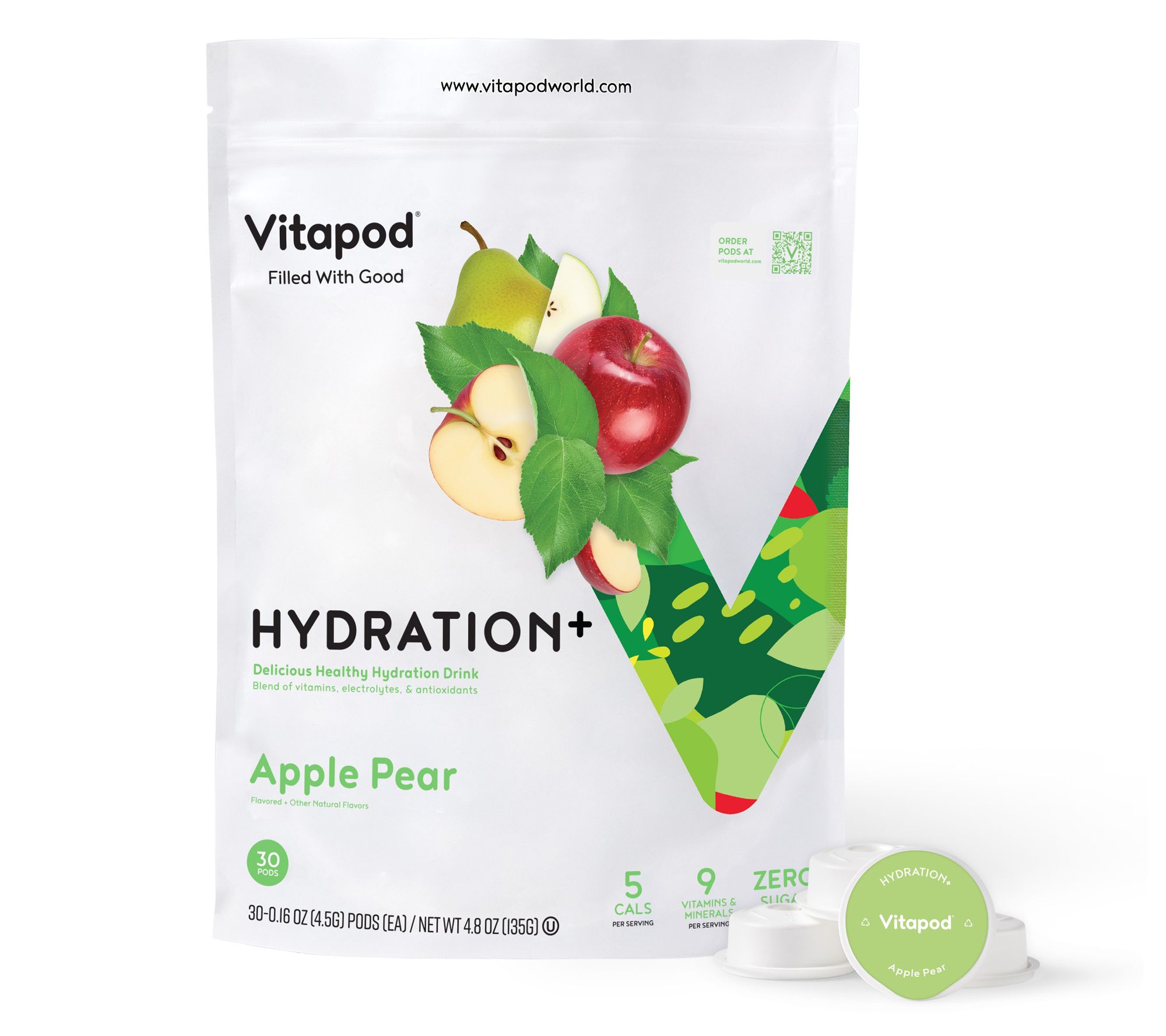Vitapod Hydra+ Vitamin Infused Beverage Mix 30 Days of Supply