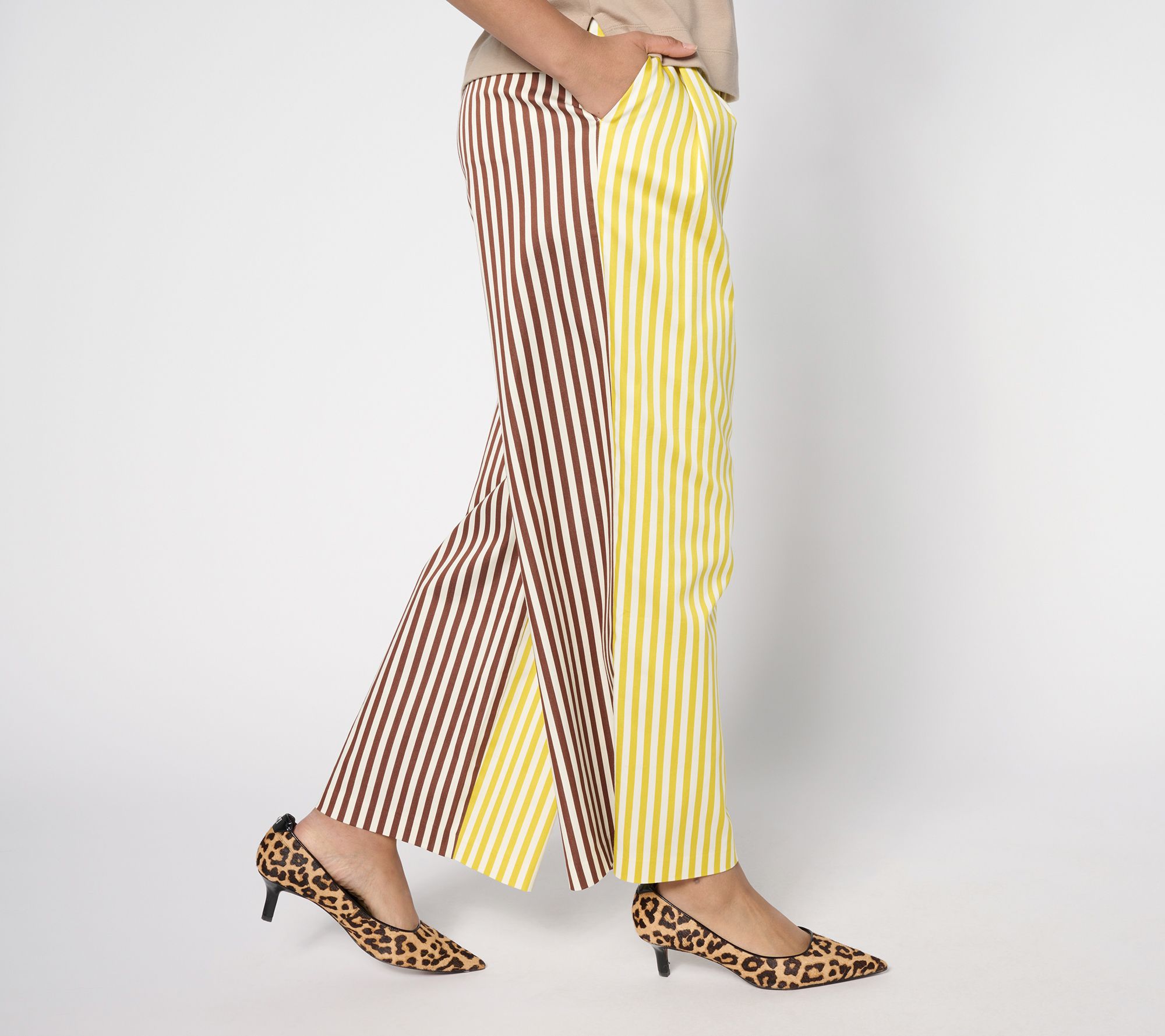 Carla Rockmore Collection Regular Mixed Stripe Trouser