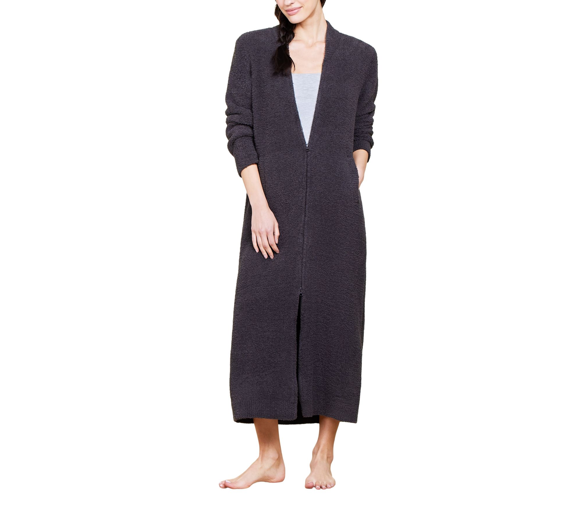 Barefoot Dreams CozyChic Full Zip V-Neck Lounger