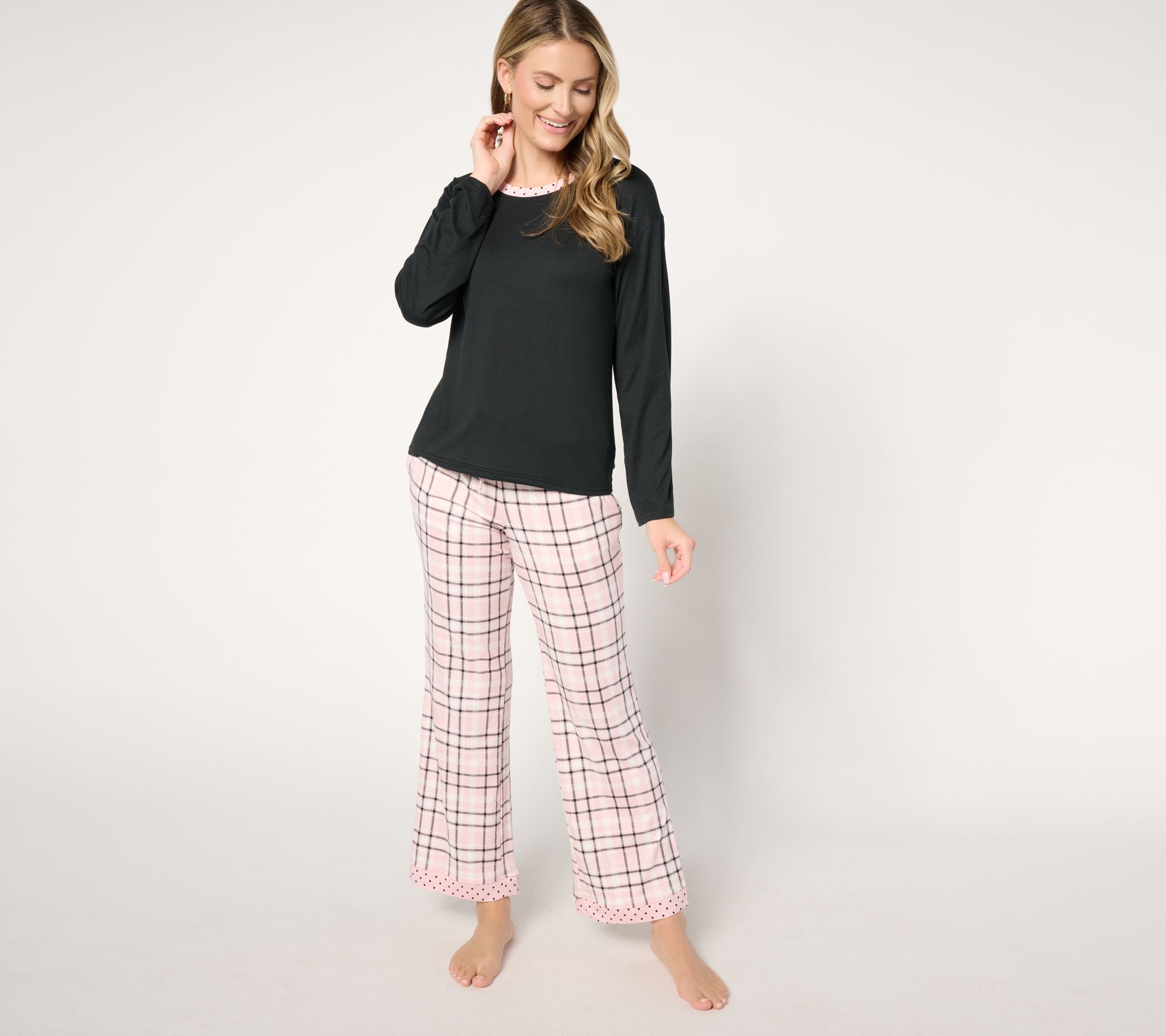 As Is MUK LUKS Dream Knit Bell Sleeve PajamaSet