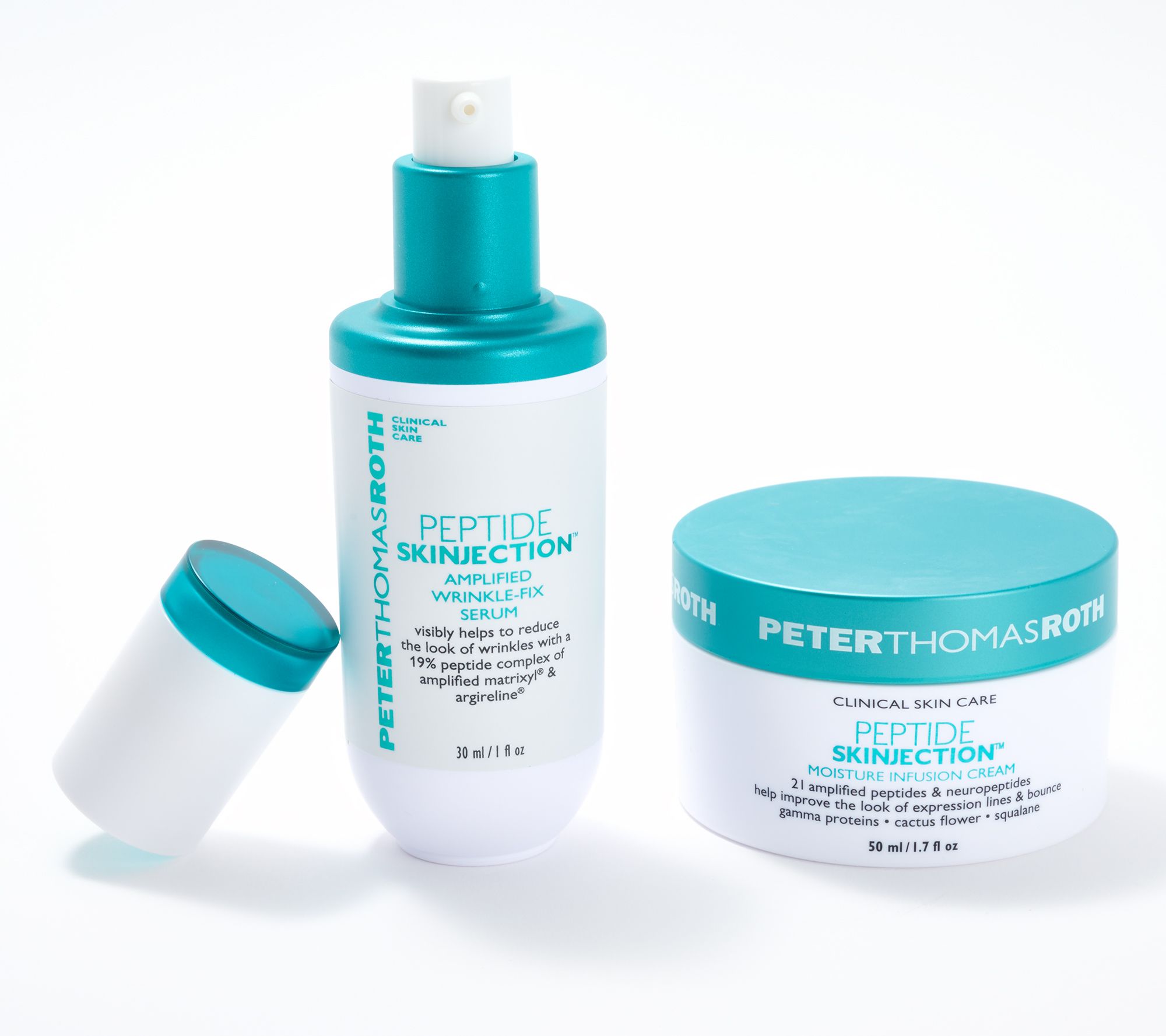PeterThomasRoth Skinjection Peptide_Serum & Cream 2-Pc Set