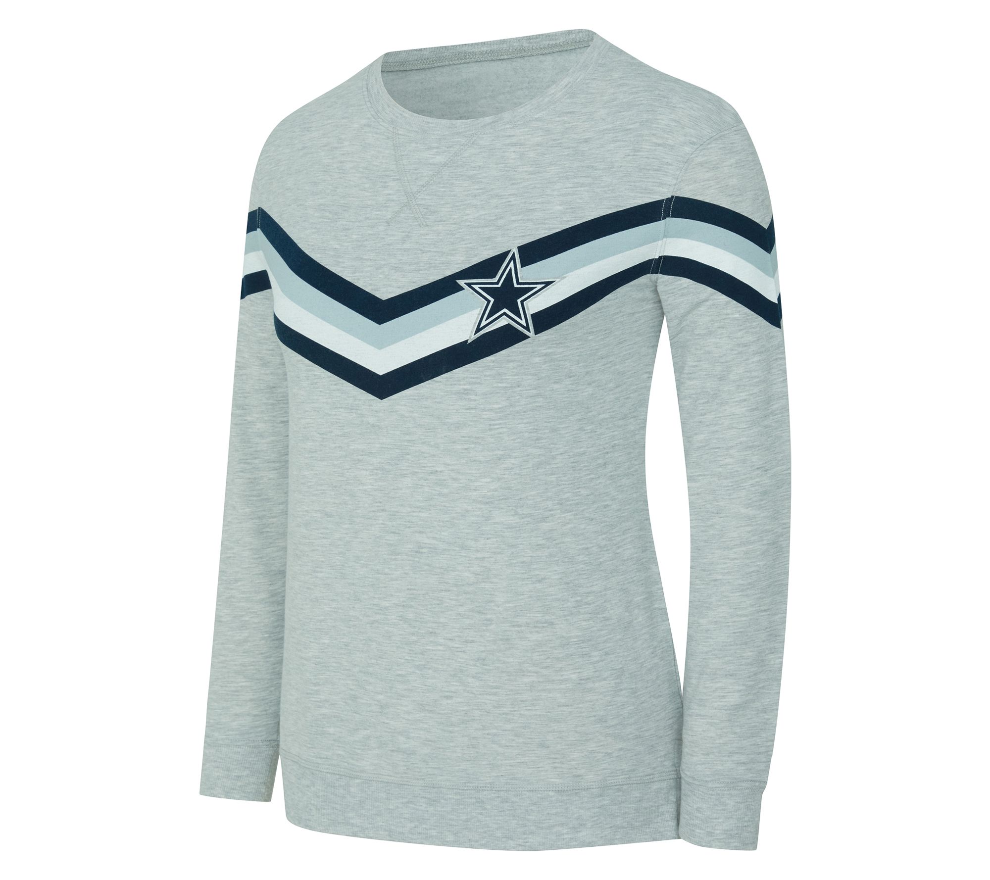 NFL Officially Licensed Dallas Women's Long Sleeve Crewneck