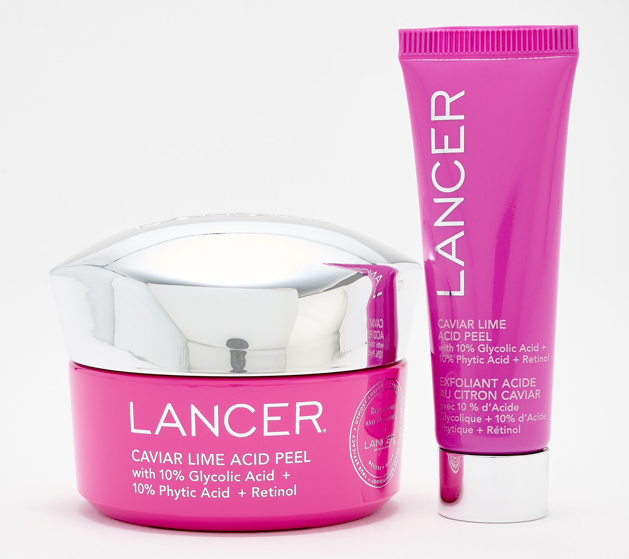 Lancer Caviar Lime Acid Peel Home & Away Set Auto-Delivery